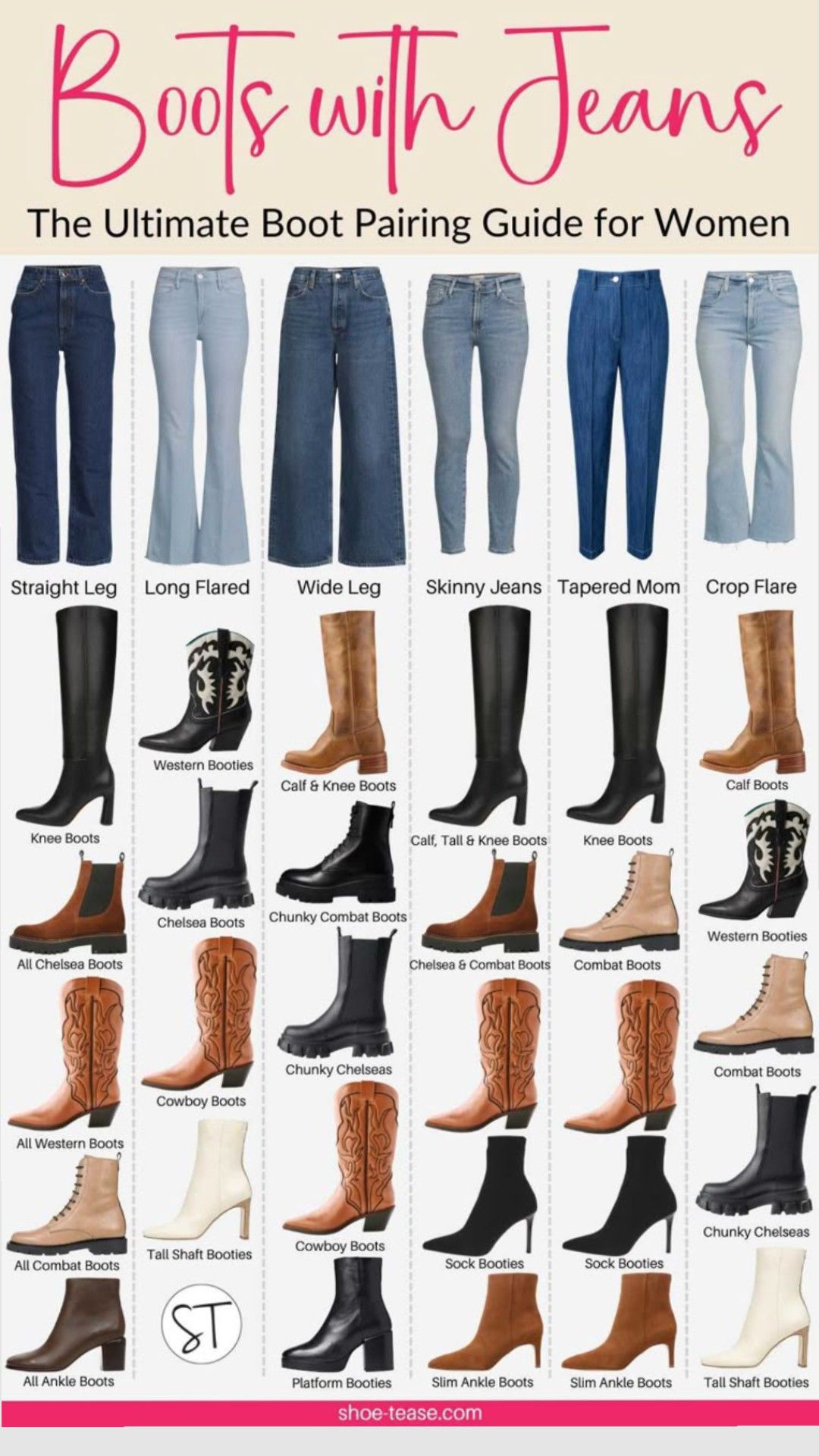 classic black knee boots — pointed toe, block heel, knee-high shaft