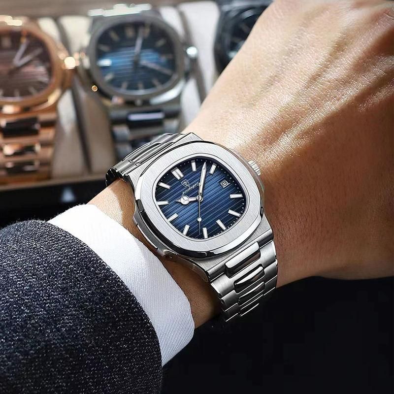 Luxury Square Quartz Men's Watch Square Quartz Men's Watch