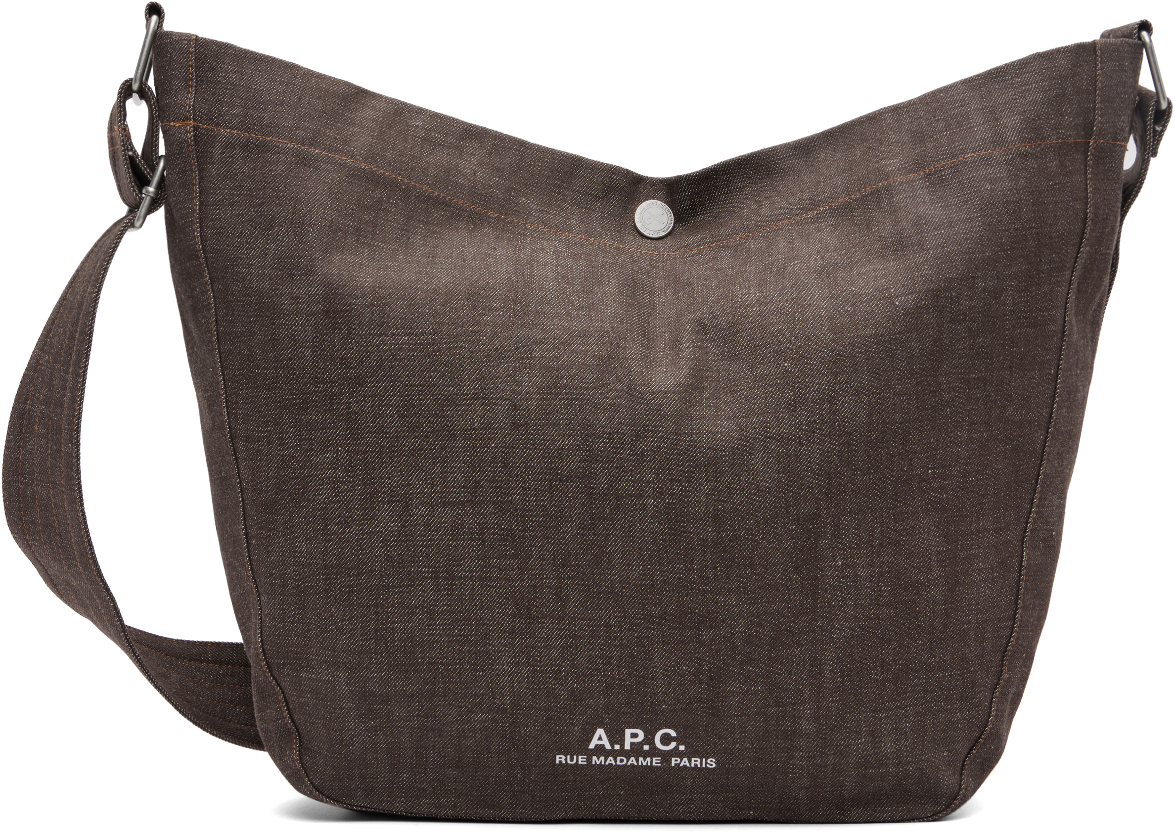 A.p.c. Brown Journal Satchel