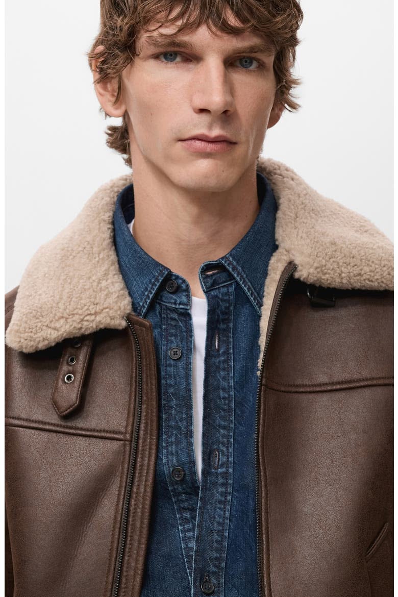 Faux Shearling Jacket