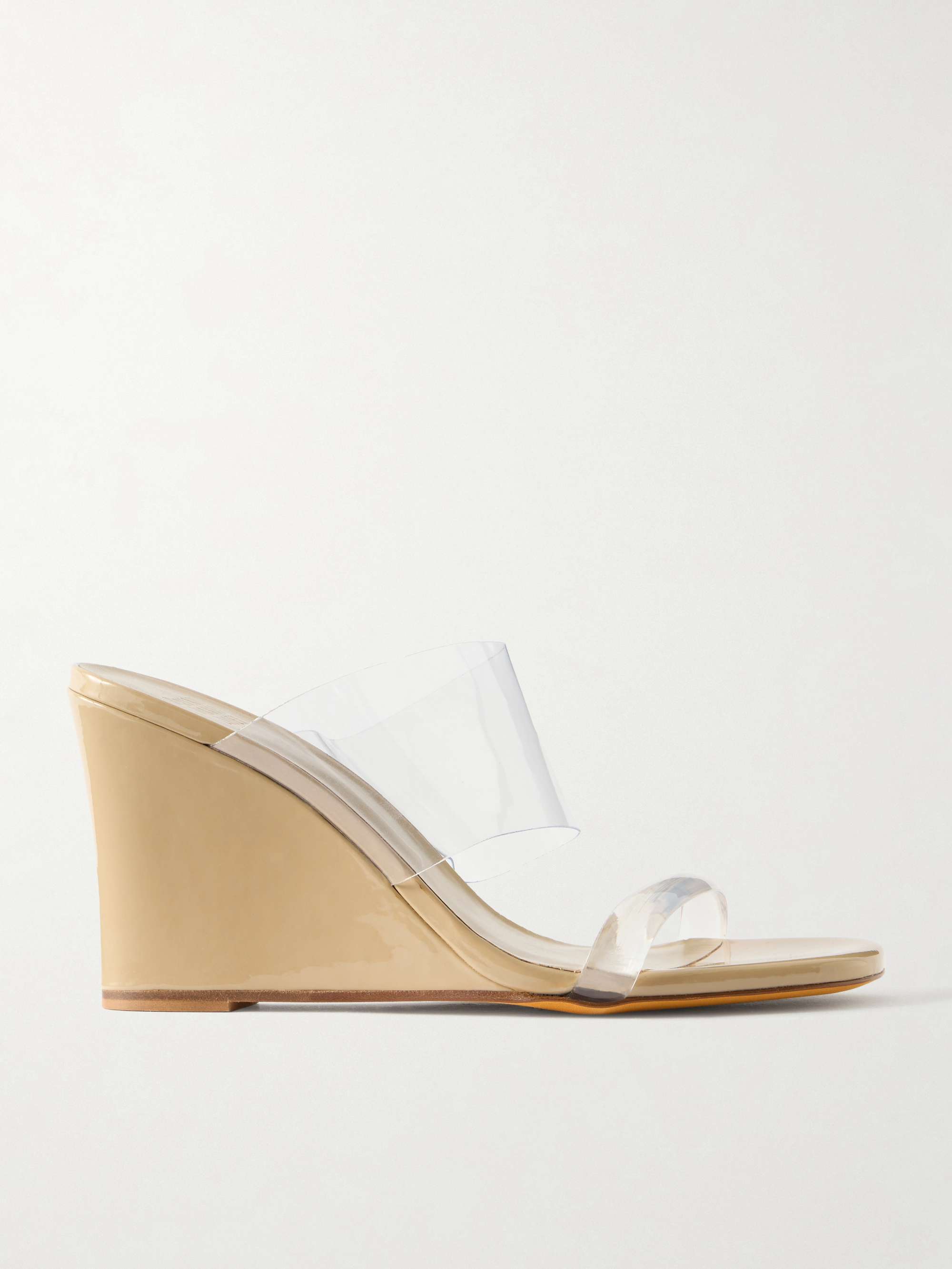 MARYAM NASSIR ZADEH Olympia PVC wedge sandals