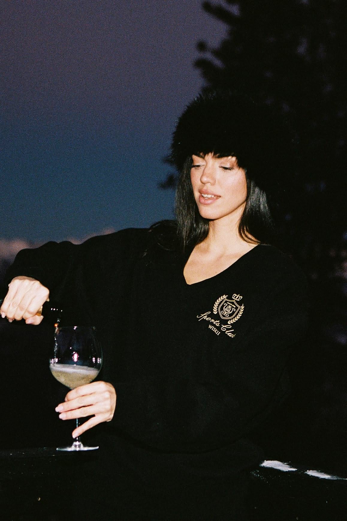 Retro Warm V-neck Sweatshirt Warm V-neck Sweatshirt