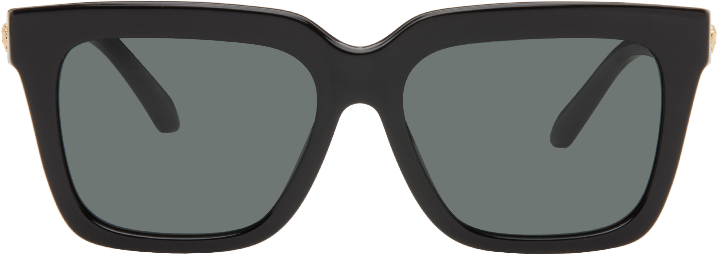 Versace Black Medusa Plaque Sunglasses