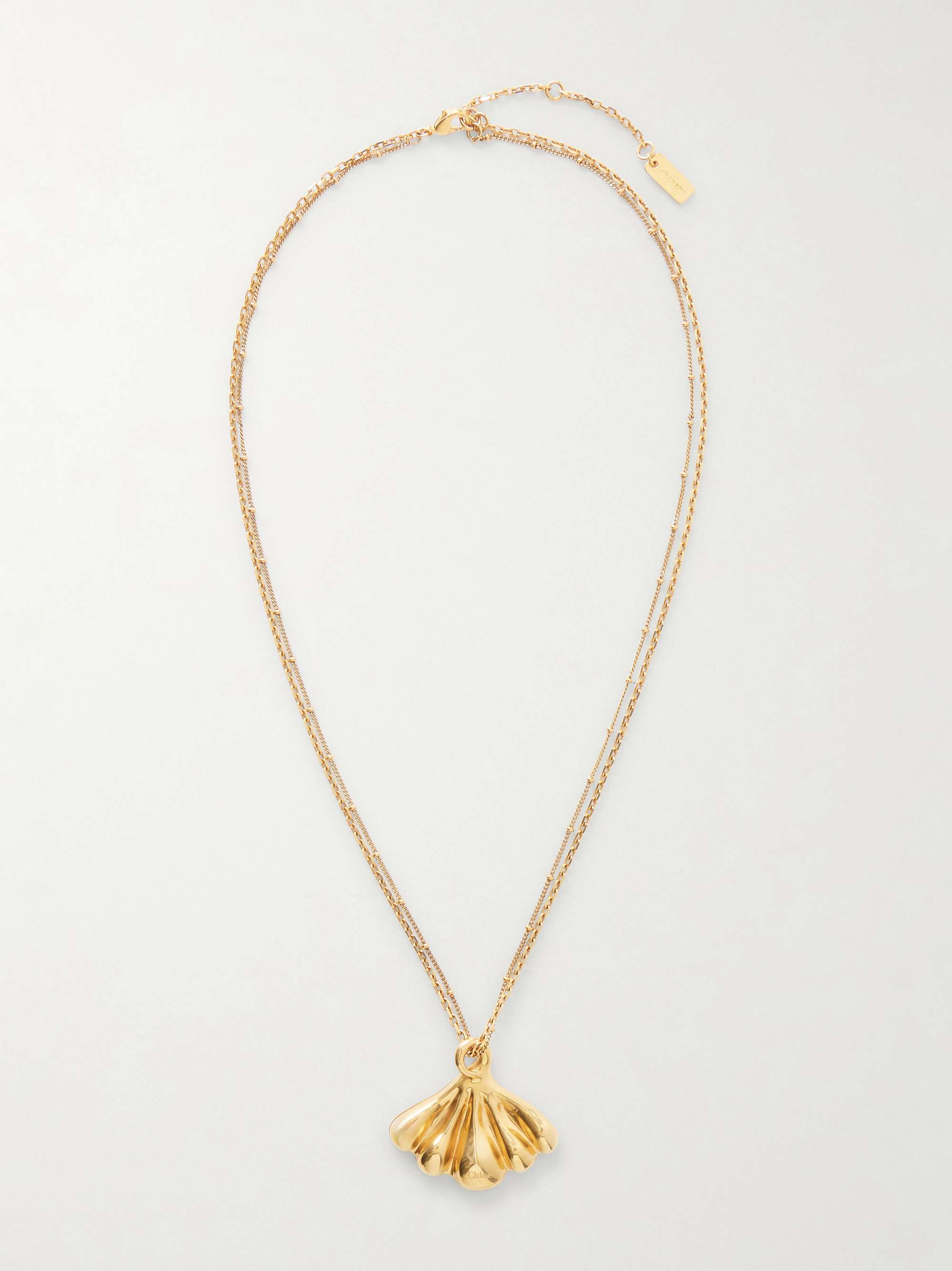 CHLOÉ Gold-tone necklace - gold - One Size