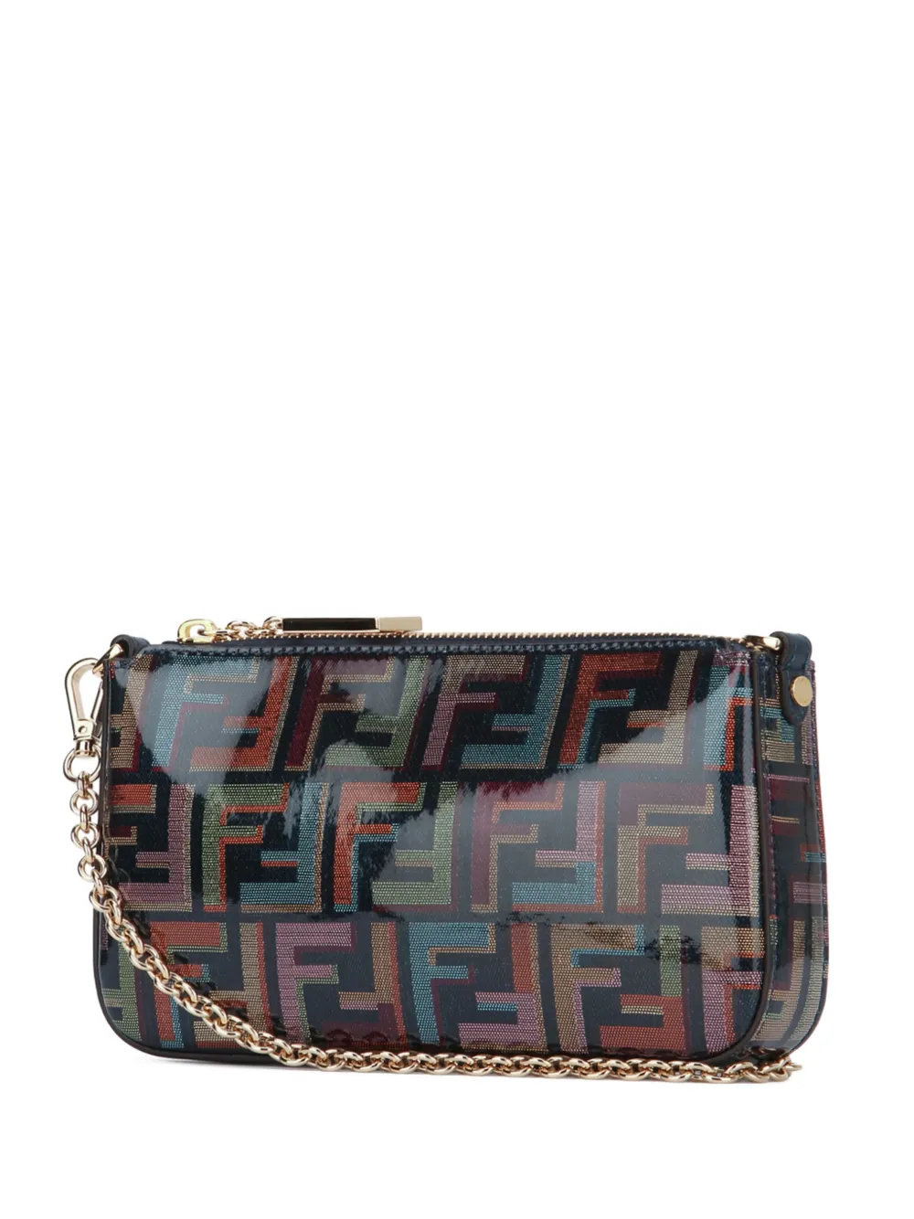 FENDI Baguette Chain-strap Clutch Bag