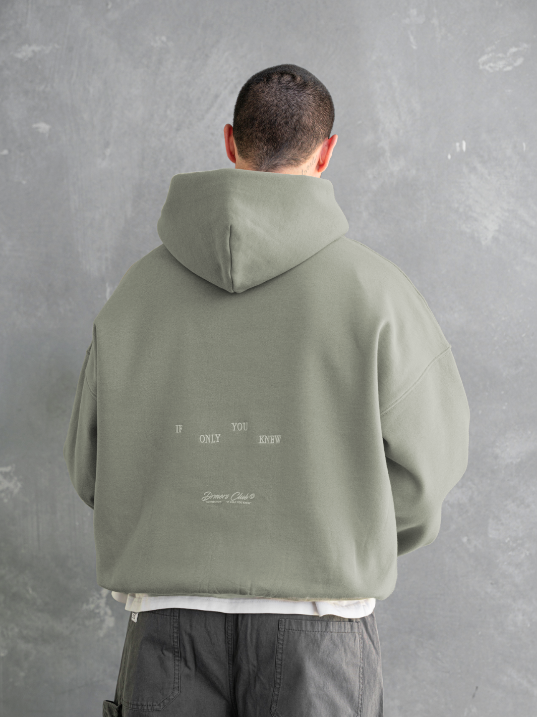 IF ONLY YOU KNEW HOODIE - PEBBLE IF ONLY YOU KNEW HOODIE - PEBBLE