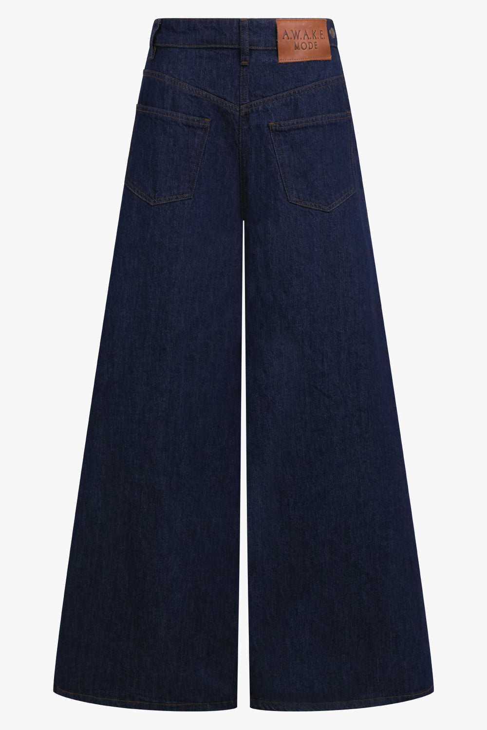 AWAKE MODE Super Wide Leg Mirror Jean | Indigo Rinse Wash