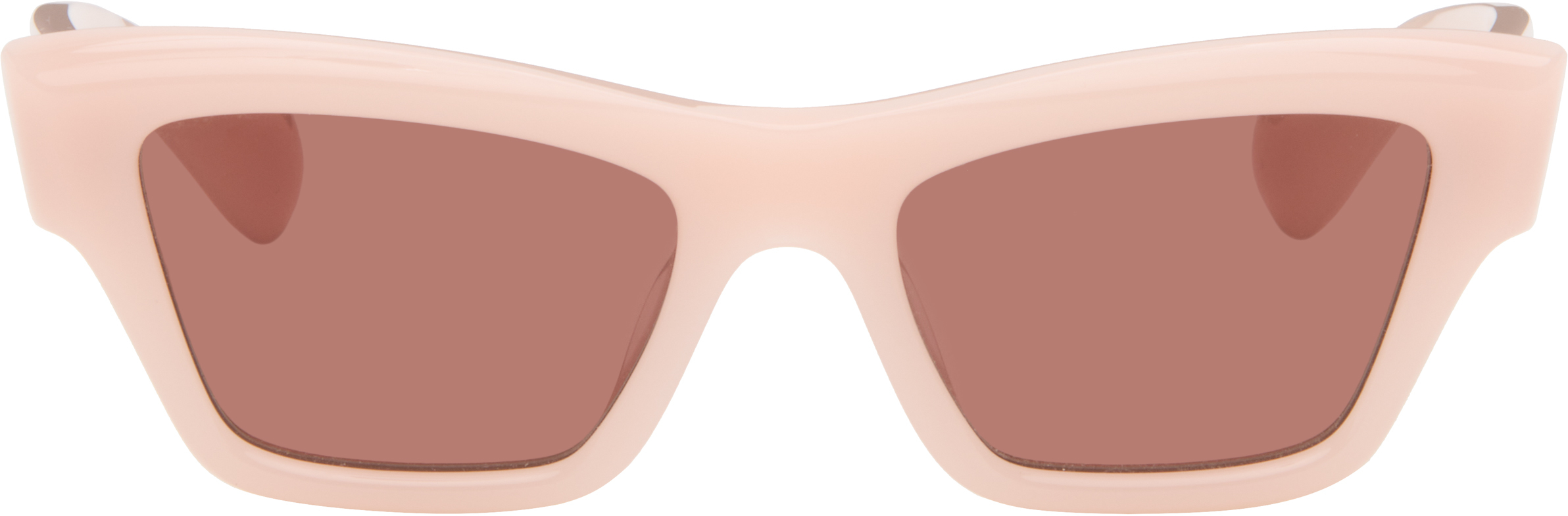 Jil Sander Pink Oliver Peoples 'Edition 3' Cat Eye Sunglasses