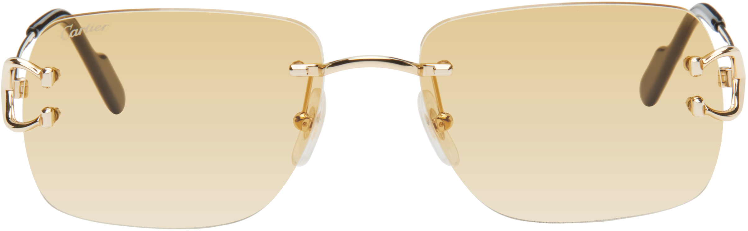 Cartier Gold Classic C Motif Sunglasses