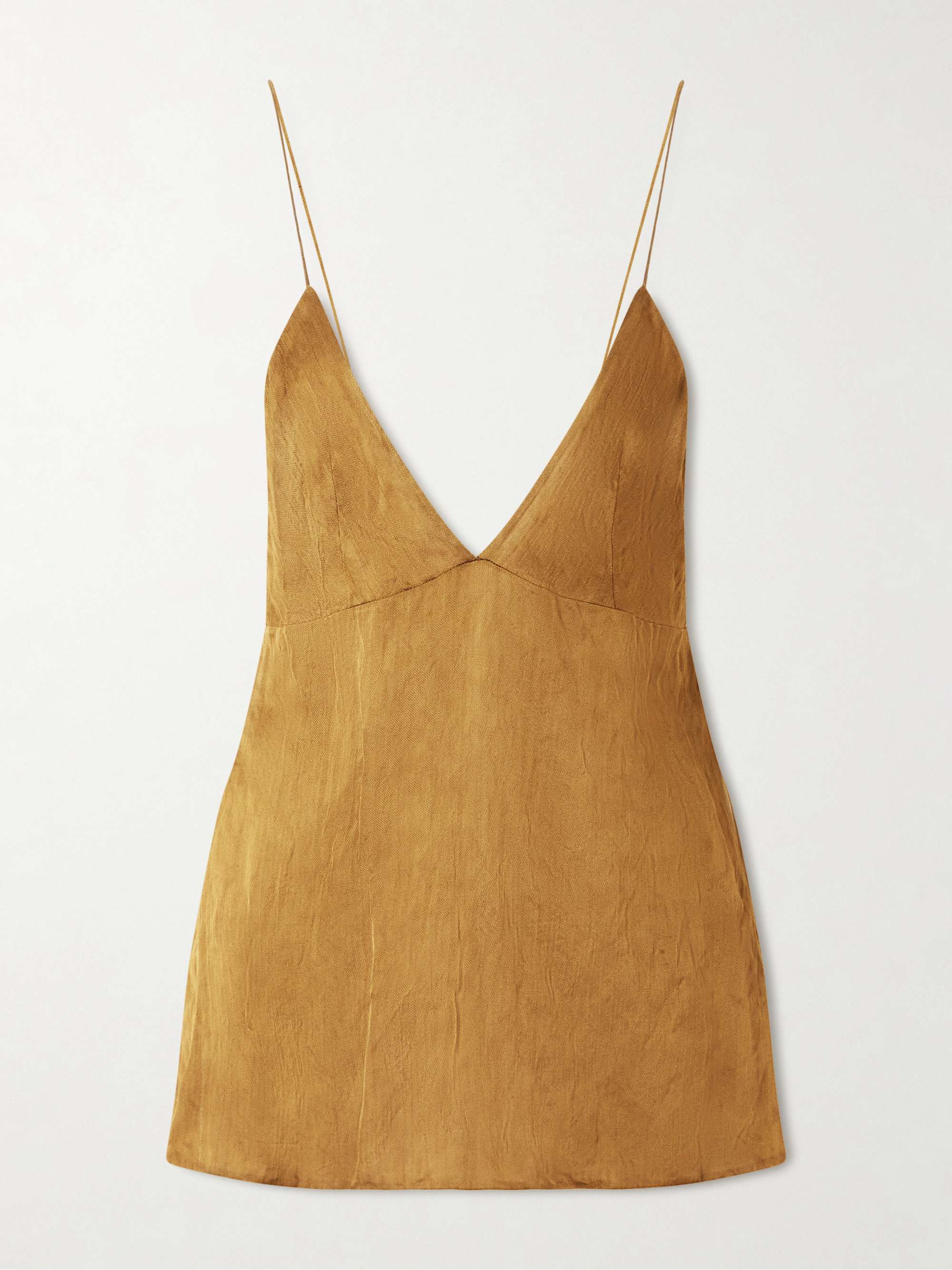 KHAITE Timy crinkled-voile camisole
