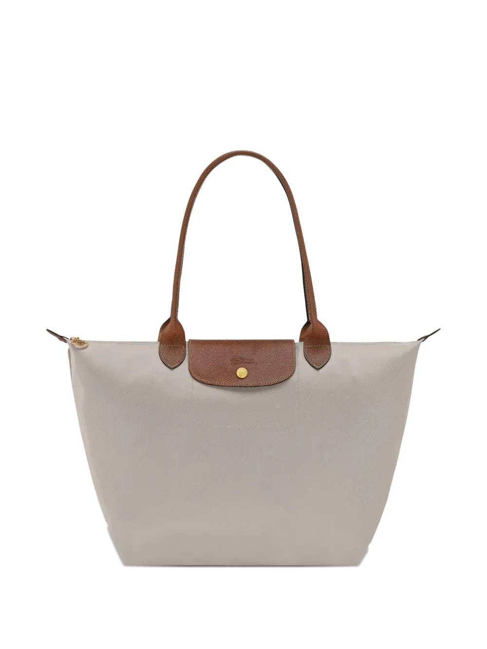Longchamp L le Pliage Top-handle Pebble Tote Bag