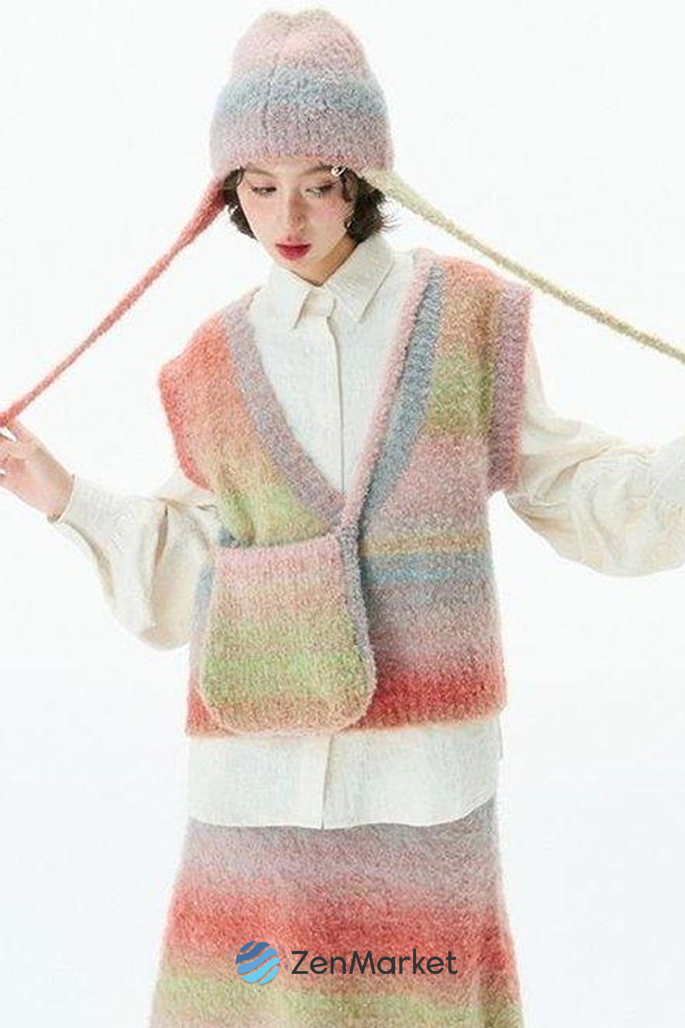 Outfit Tejido en Tonos Pastel