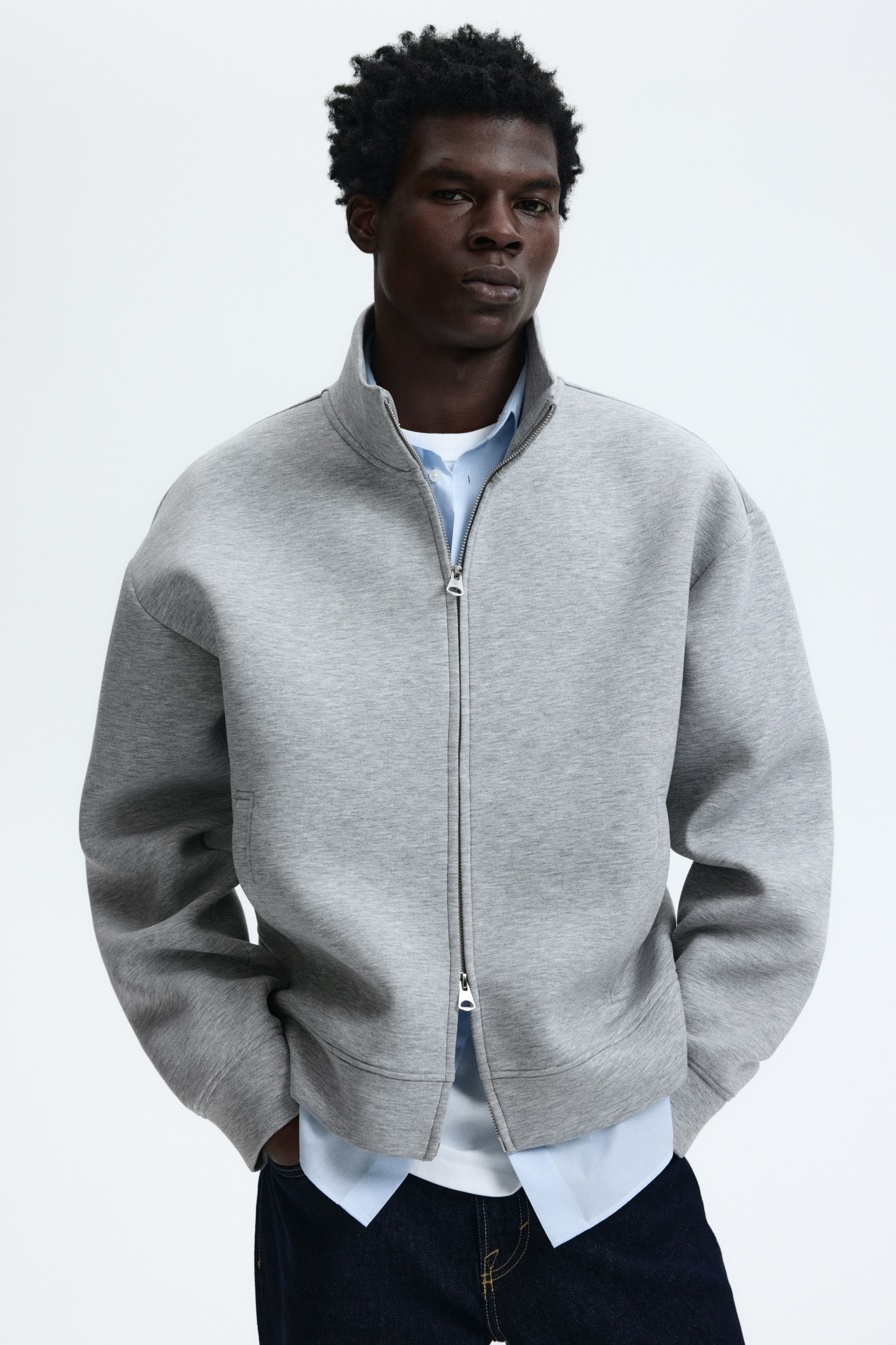 Loose-fit Scuba Track Jacket