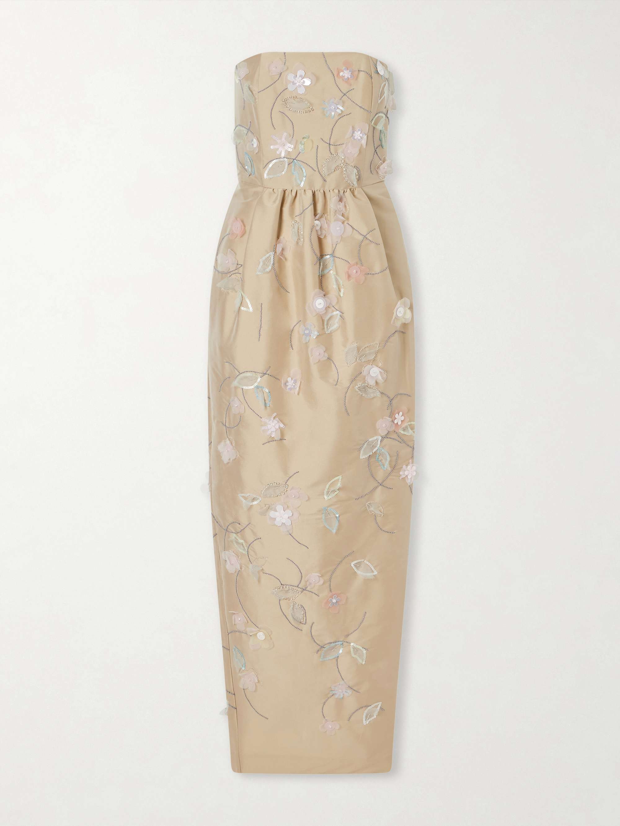 BERNADETTE Lena embellished taffeta gown