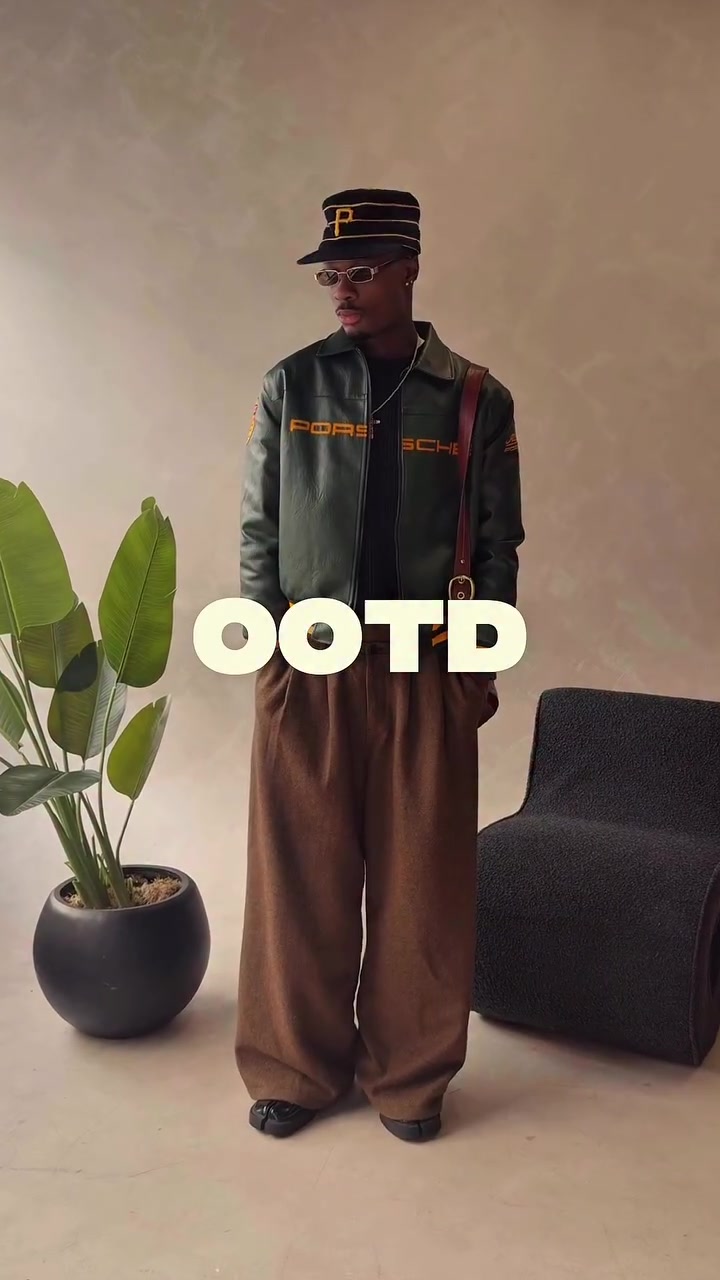 ALD x Porsche Leather Bomber Jacket & Streetwear Fit