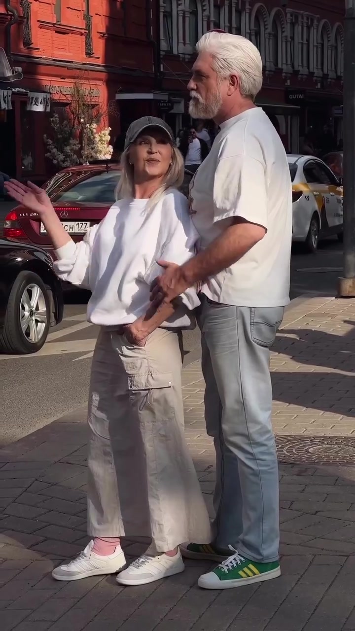 Adidas Couple's Casual Streetwear Outfits