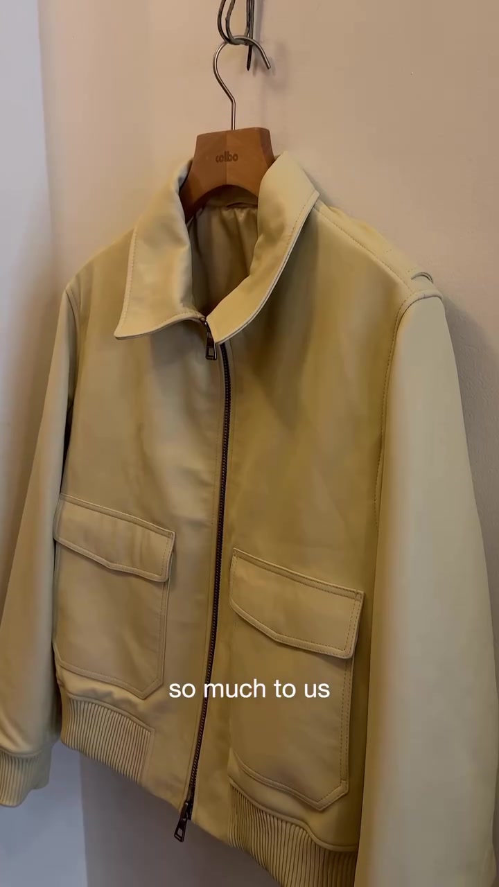 Colbo Cream Bomber Jacket