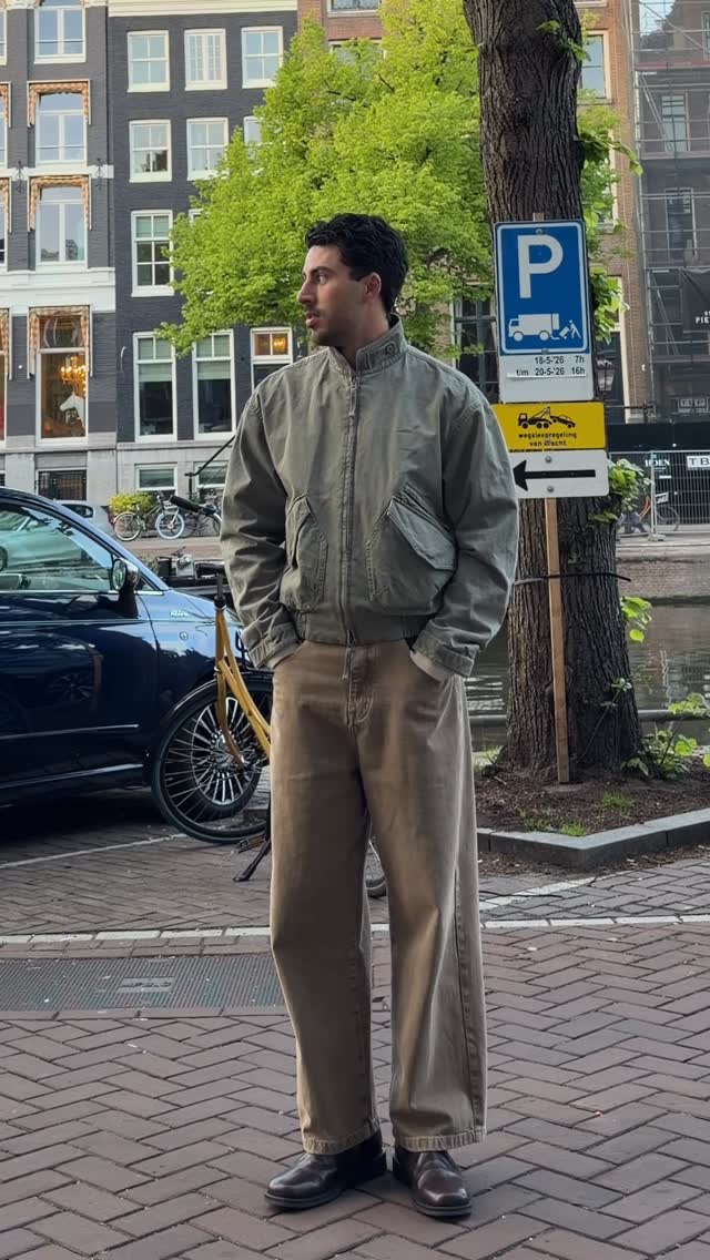Casual Sage Green Bomber Jacket — Stand Collar, Full Zip Closure