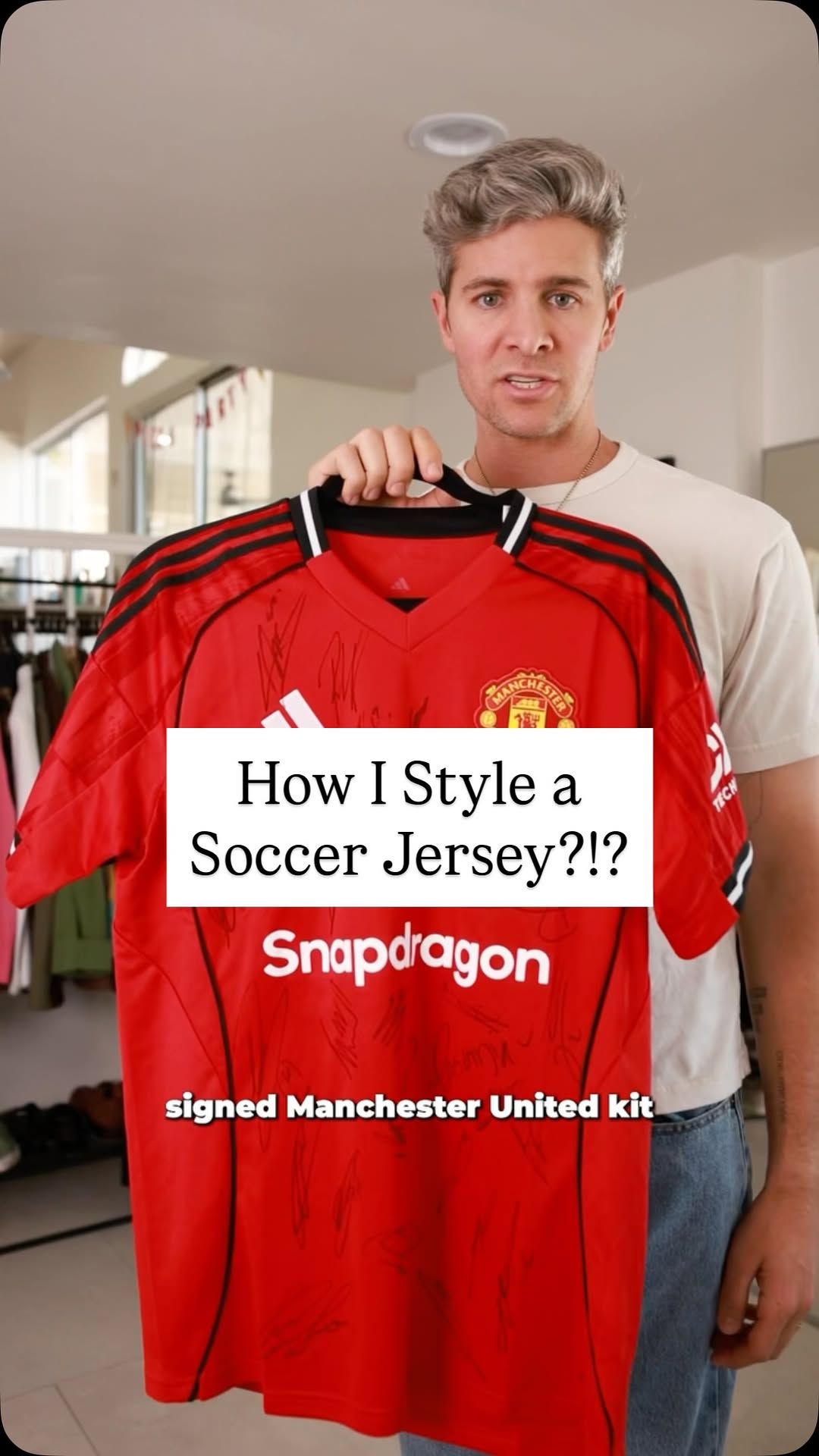 Adidas Manchester United Soccer Jersey