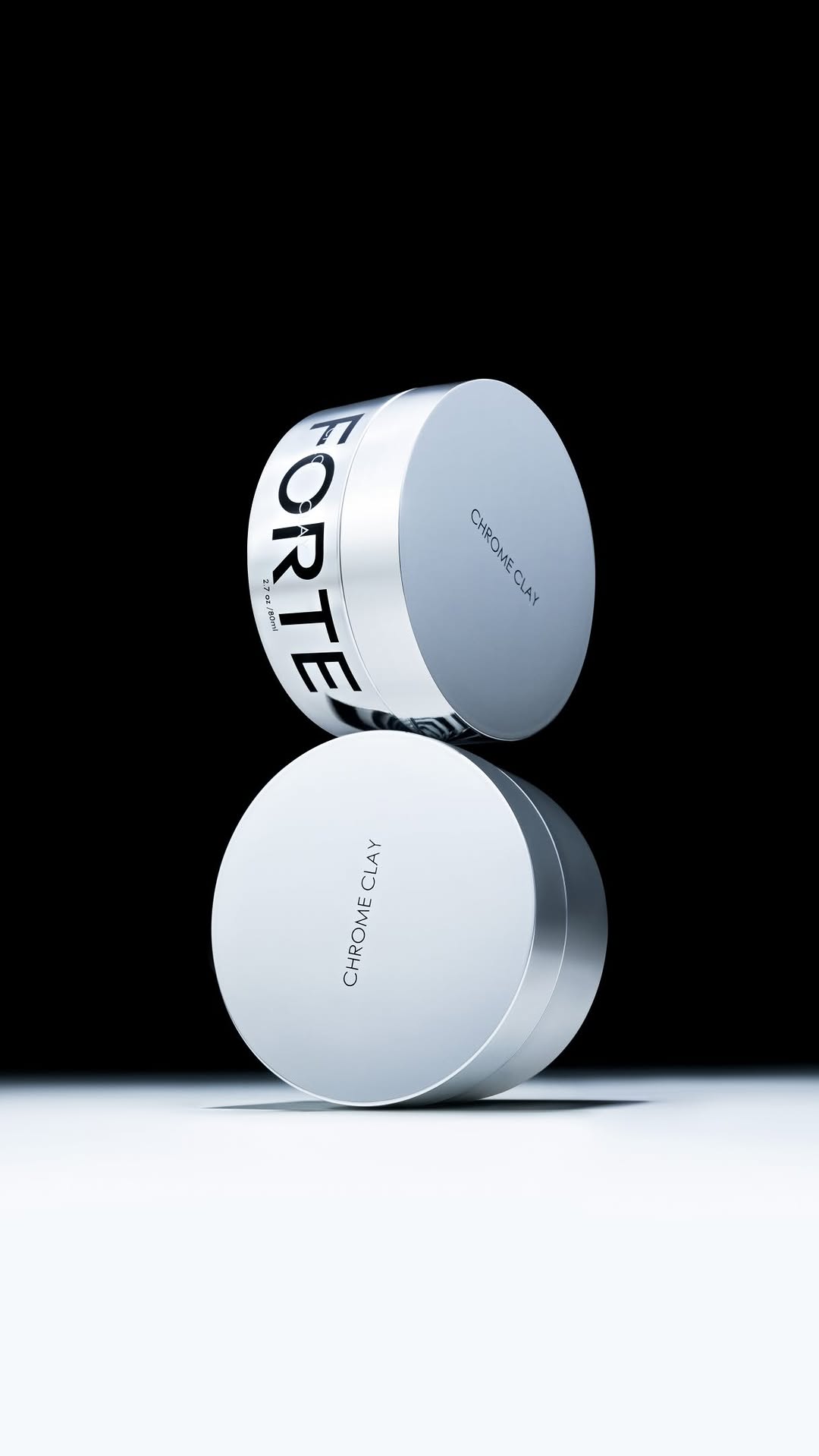 Forte Series Chrome Clay Hair Styling Product