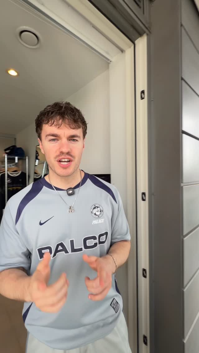 Nike x Palace Grey Football Jersey