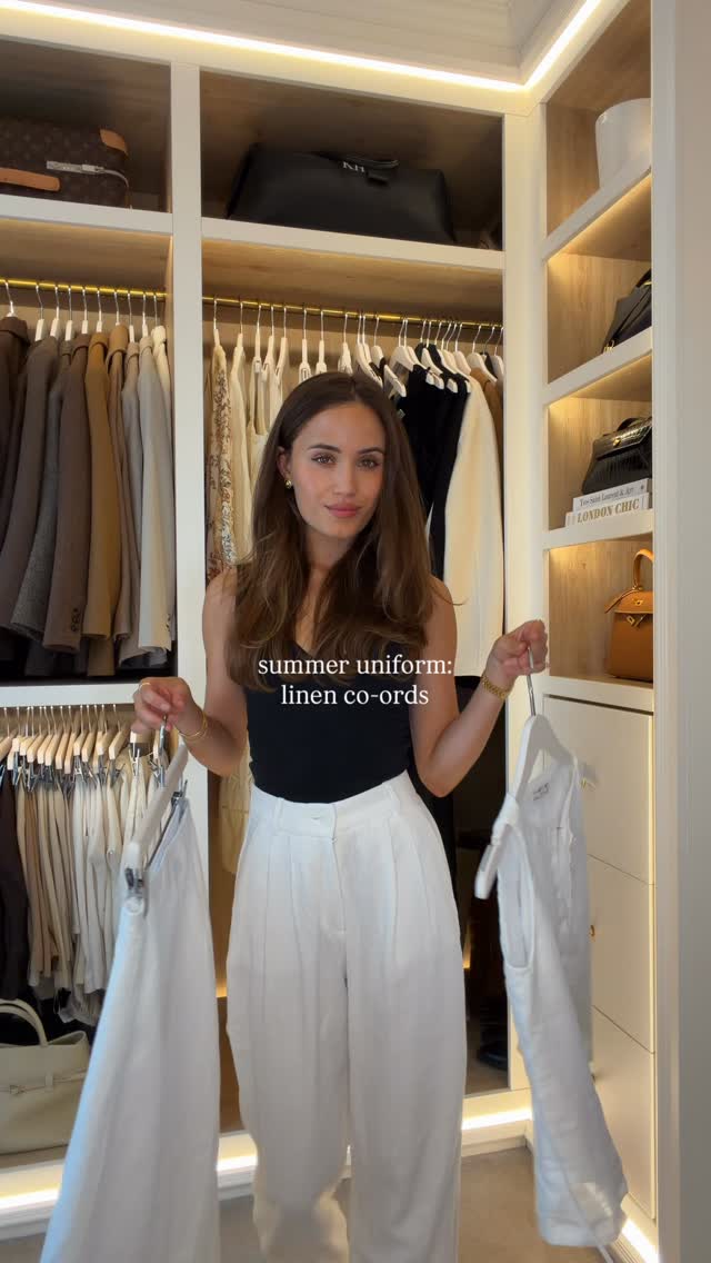 Abercrombie White Linen Co-ord Set