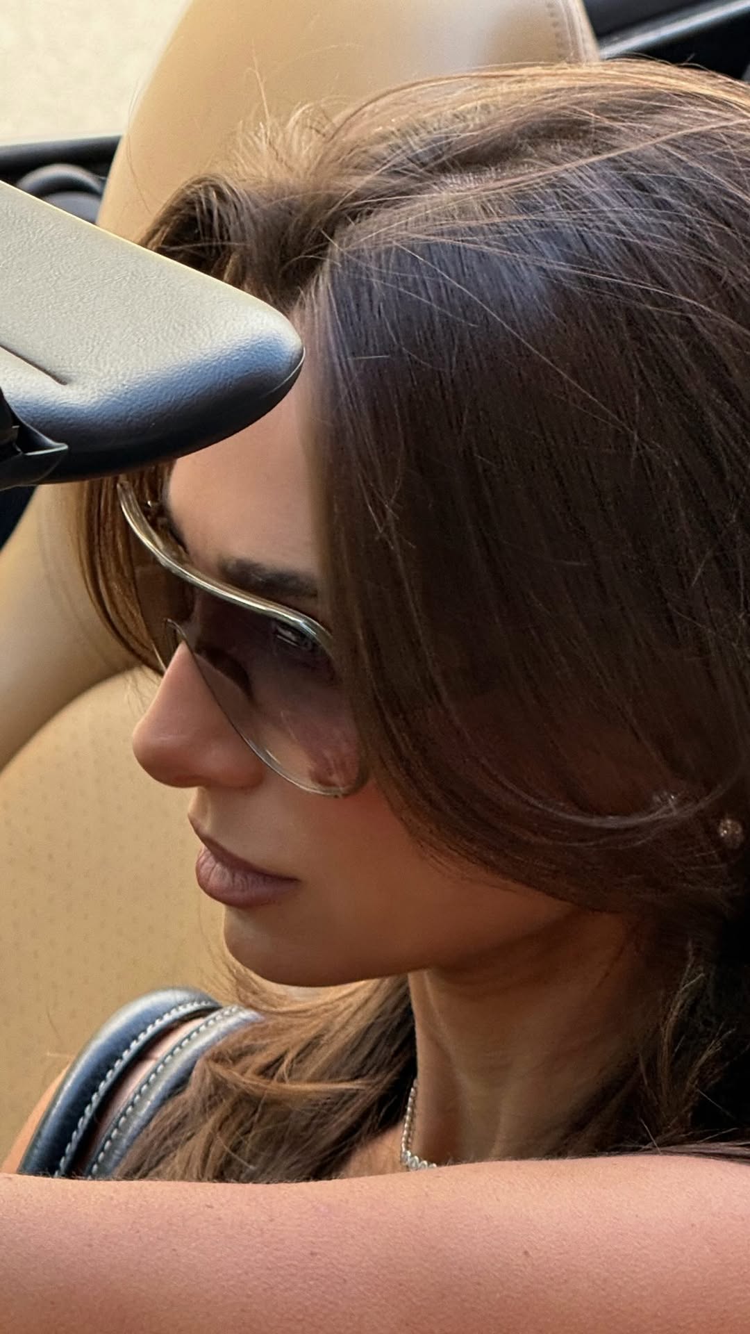 DIFF Eyewear Oversized Shield Sunglasses
