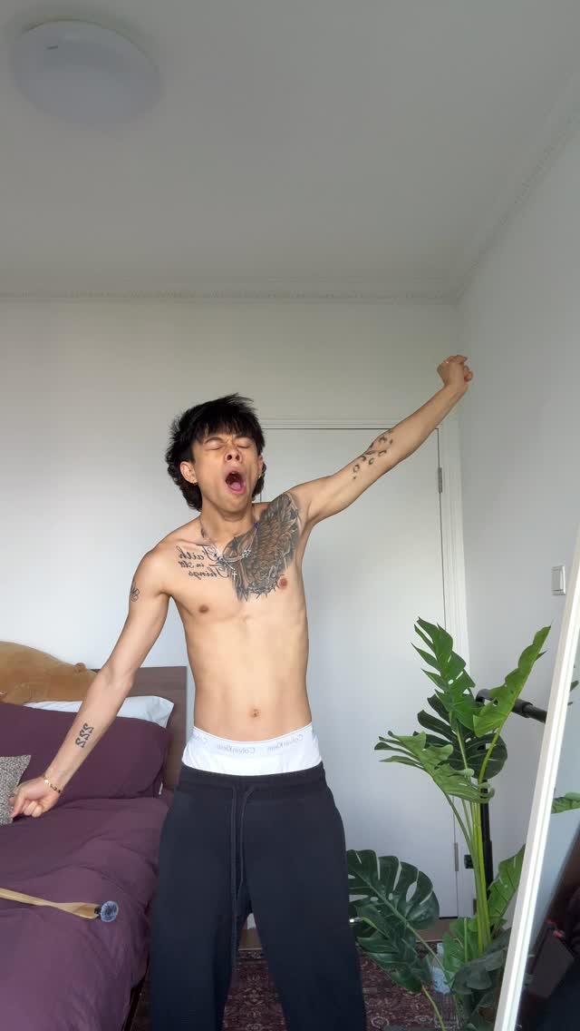 Calvin Klein Black Sweatpants and Boxers