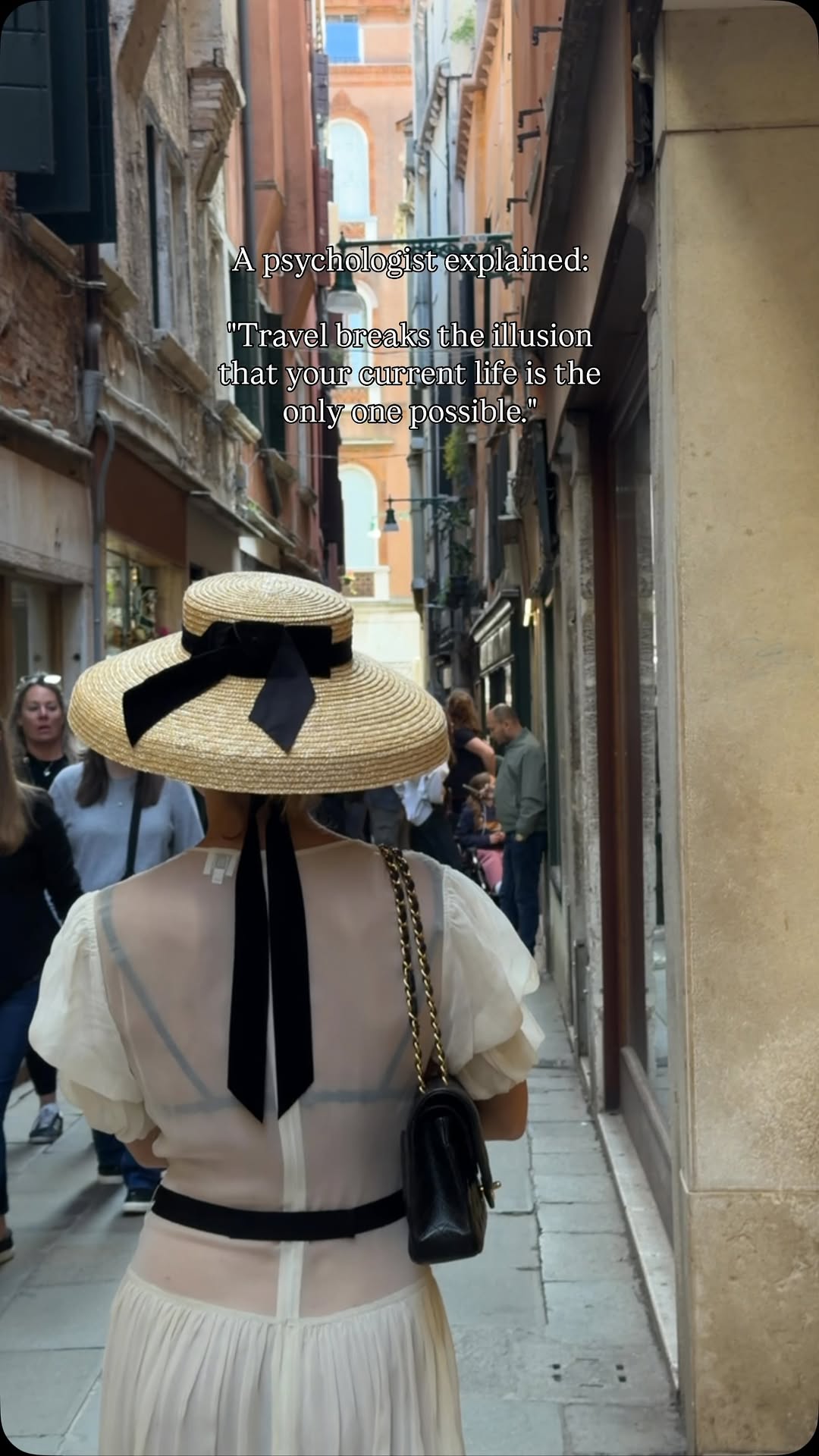Chanel Straw Hat and Sheer White Dress Outfit