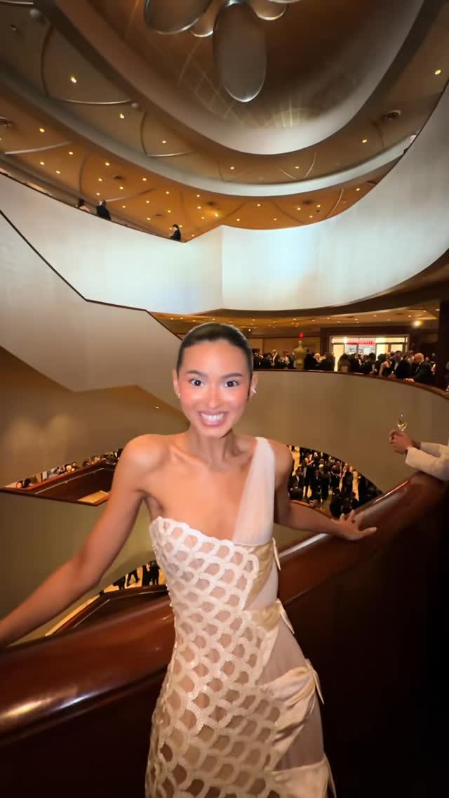 luxury light beige cocktail dress — one-shoulder, sheer tulle panels, geometric cut-out overlay, ruched satin details, strapless bodice