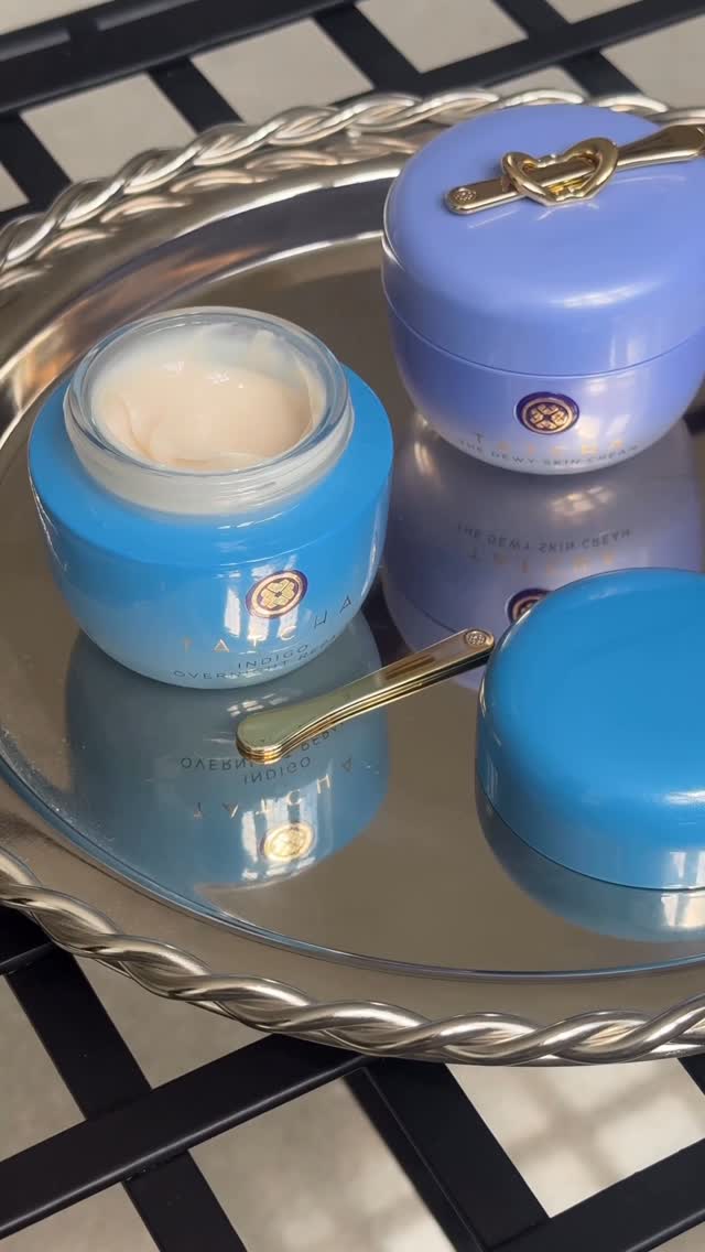 Tatcha The Dewy Skin Cream and Indigo Overnight Repair
