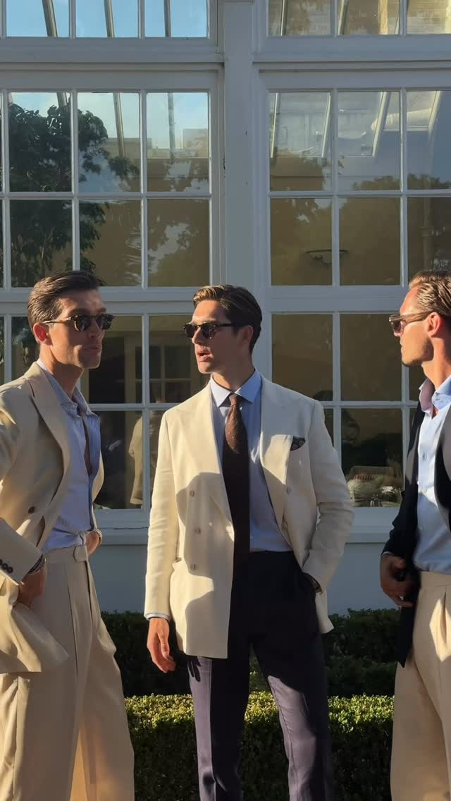 Luxury Cream Blazer — Double-breasted, Peak Lapel, Patch Pockets