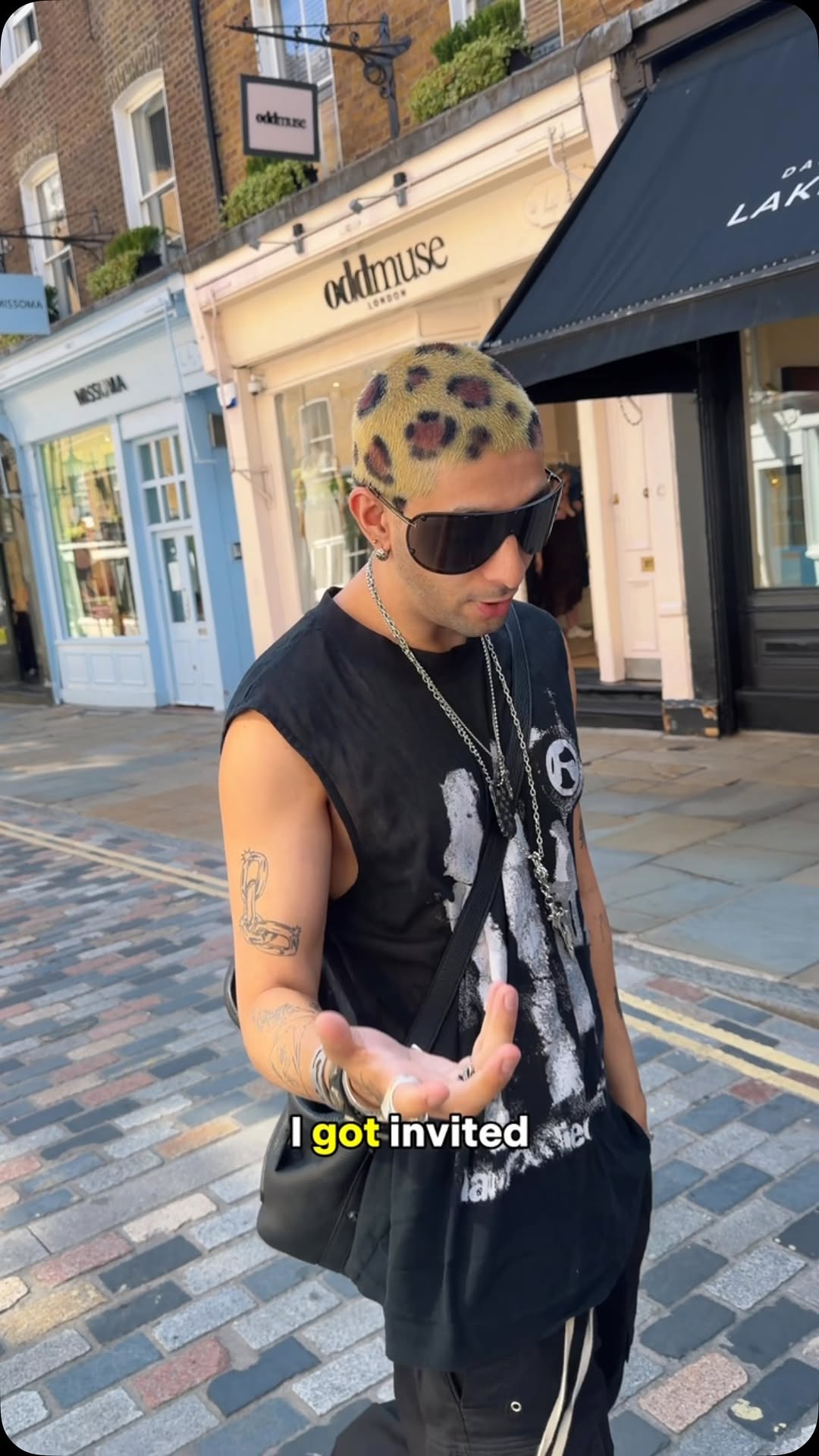 Rick Owens Distressed Graphic Tank Top and Drawstring Shorts