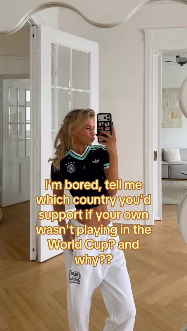 Adidas Germany Football Jersey and White Sweatpants