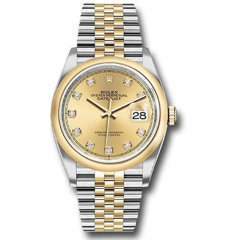 Rolex 36mm - Steel and Gold Yellow Gold - Domed Bezel - Jubilee