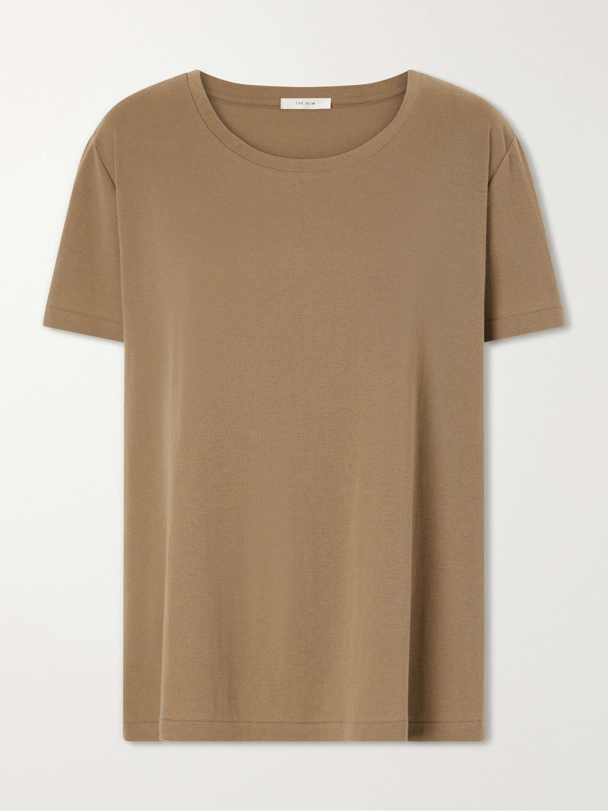 THE ROW Dera Cotton and Cashmere-blend Jersey T-shirt