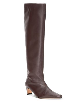 STAUD Women's Wally Leather Tall Boots