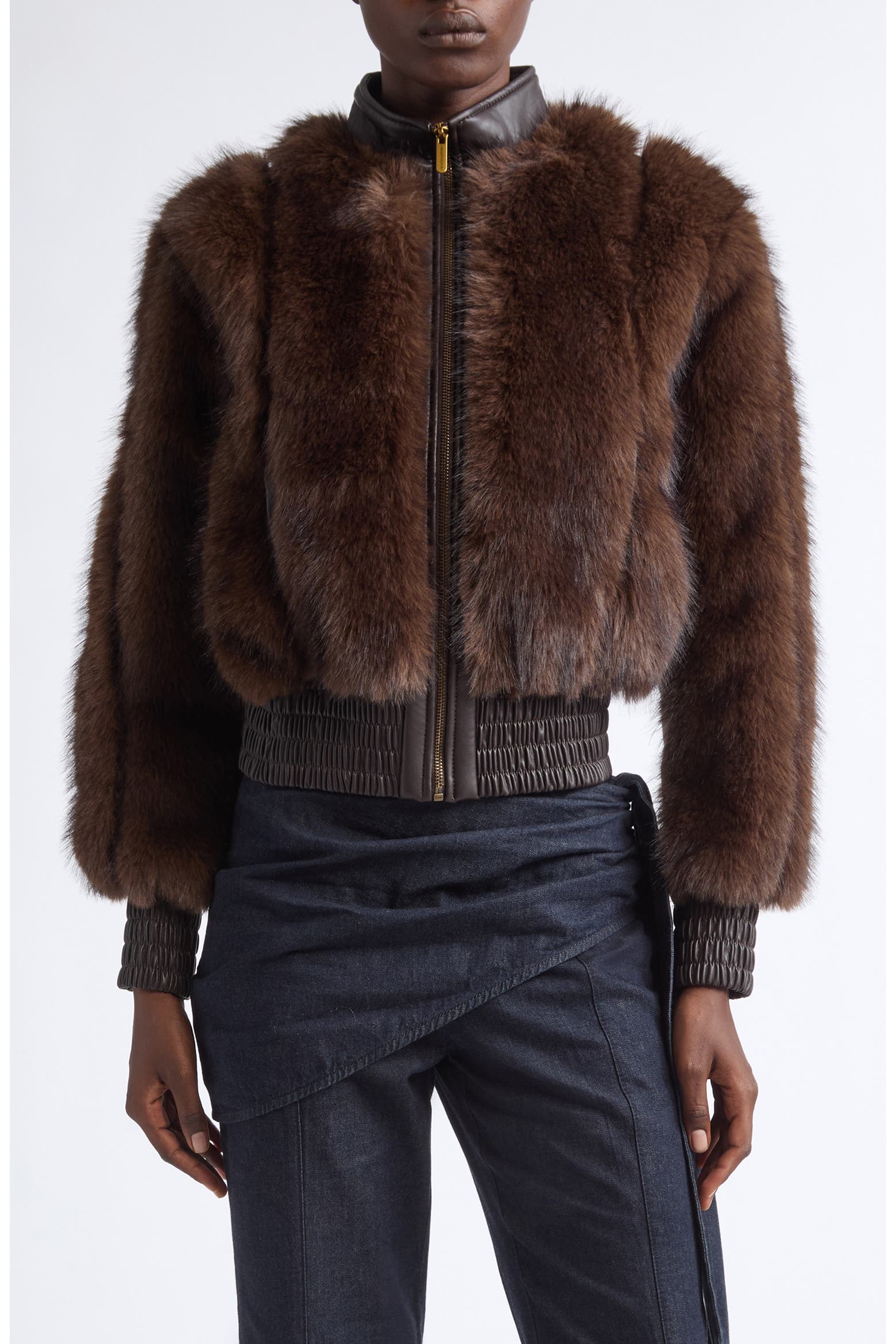 Zimmermann Valiant Faux Fur Jacket