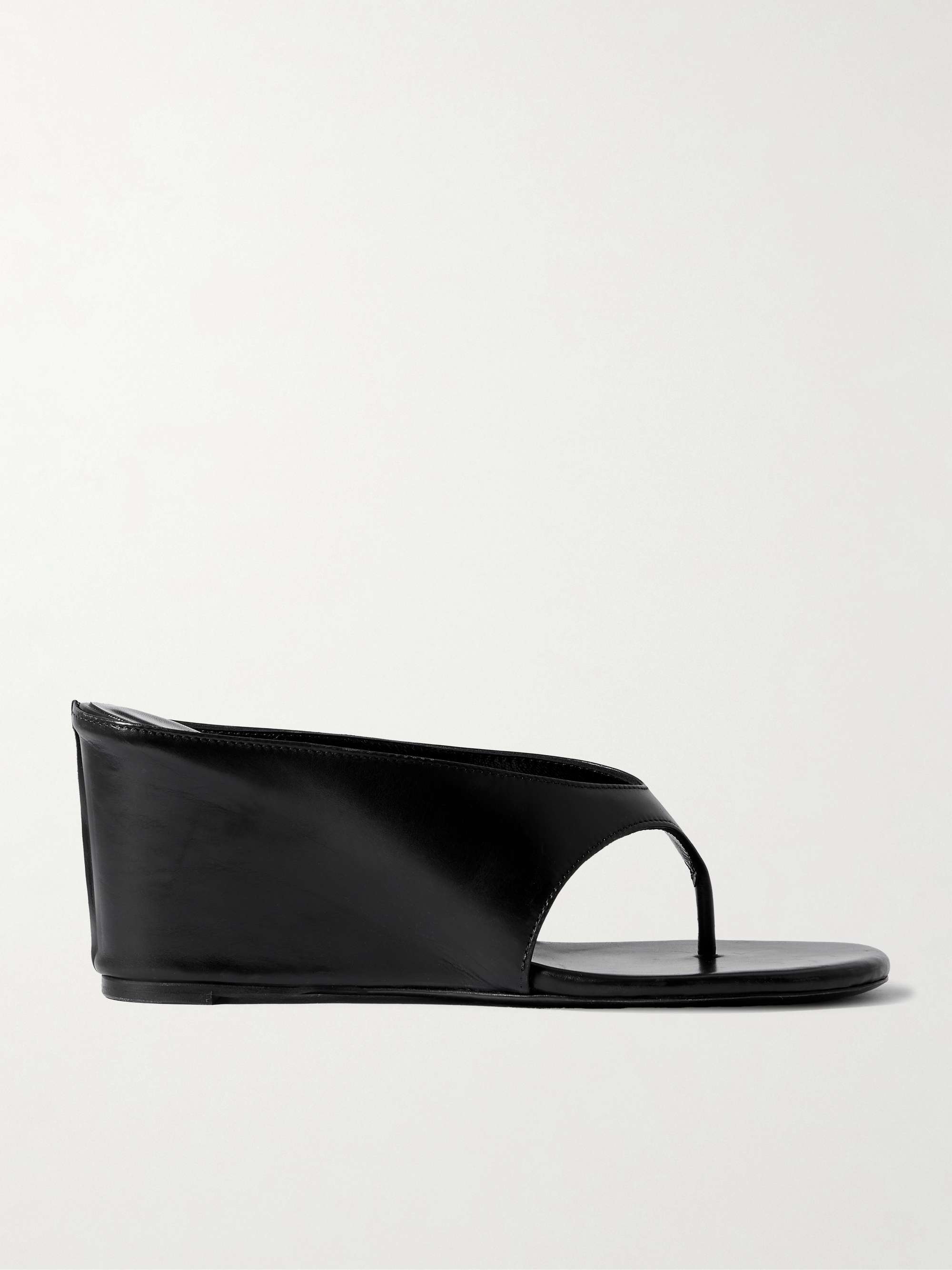 JUDE Yaga Leather Wedge Sandals