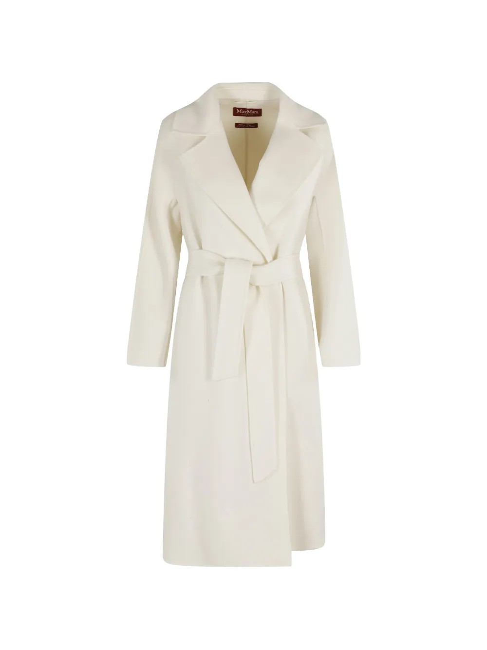 Max Mara Belted-waist Notch-lapel Coat