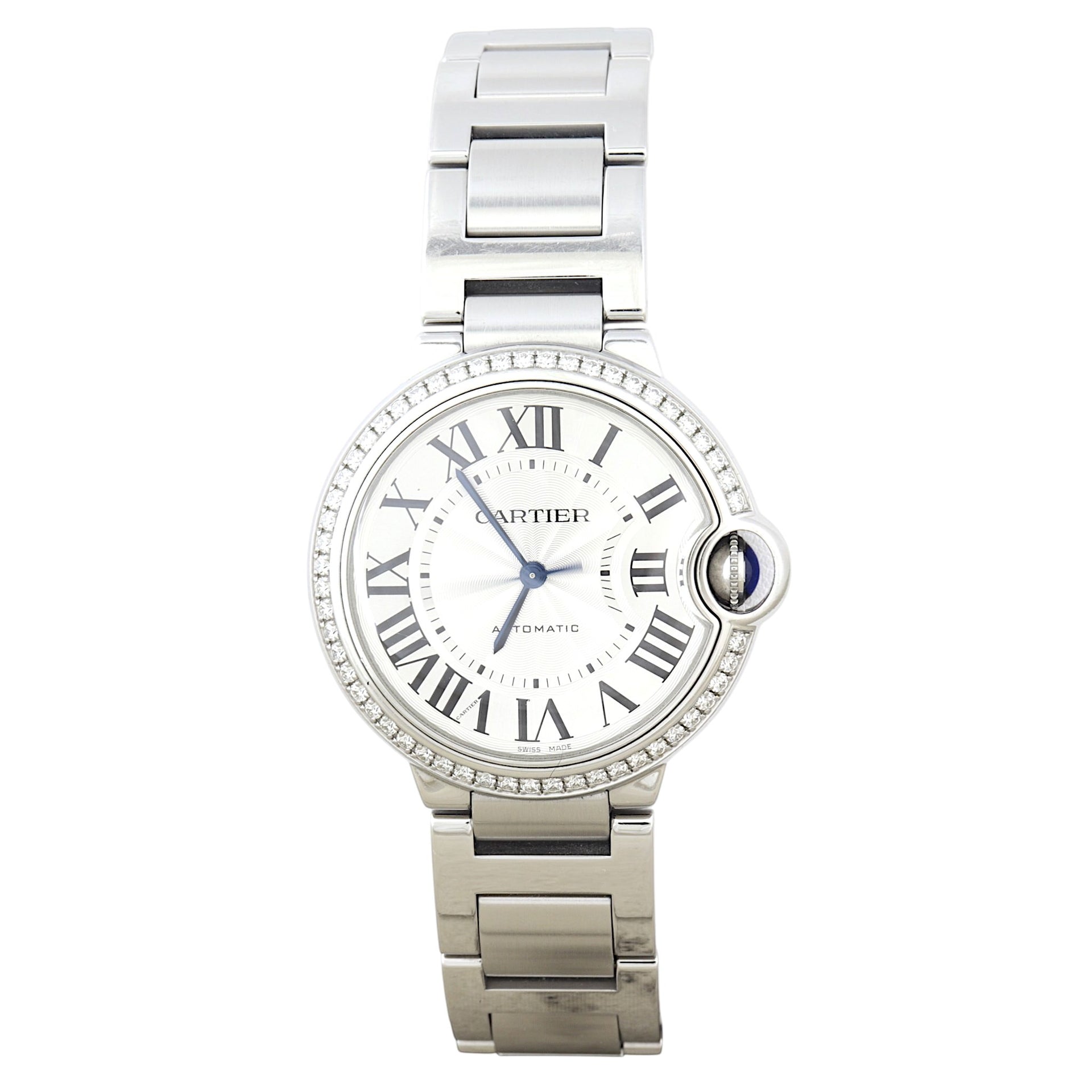 Luxe.it.fwd Cartier Ballon Bleu de Cartier Diamond 36mm Watch