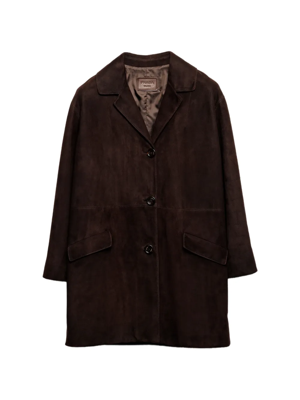 Prada suede coat