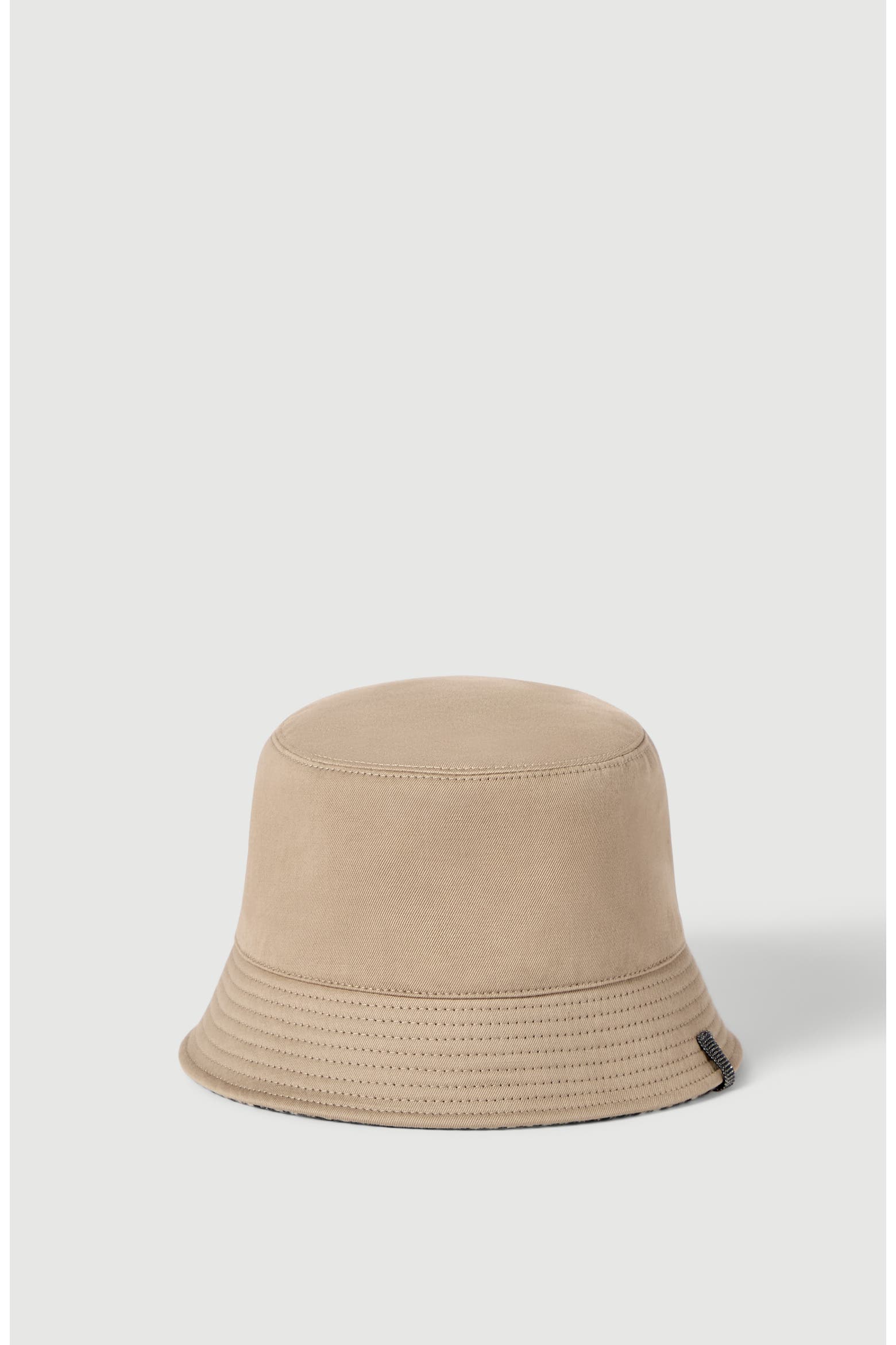 Brunello Cucinelli Cotton, Linen and Virgin Wool Reversible Bucket