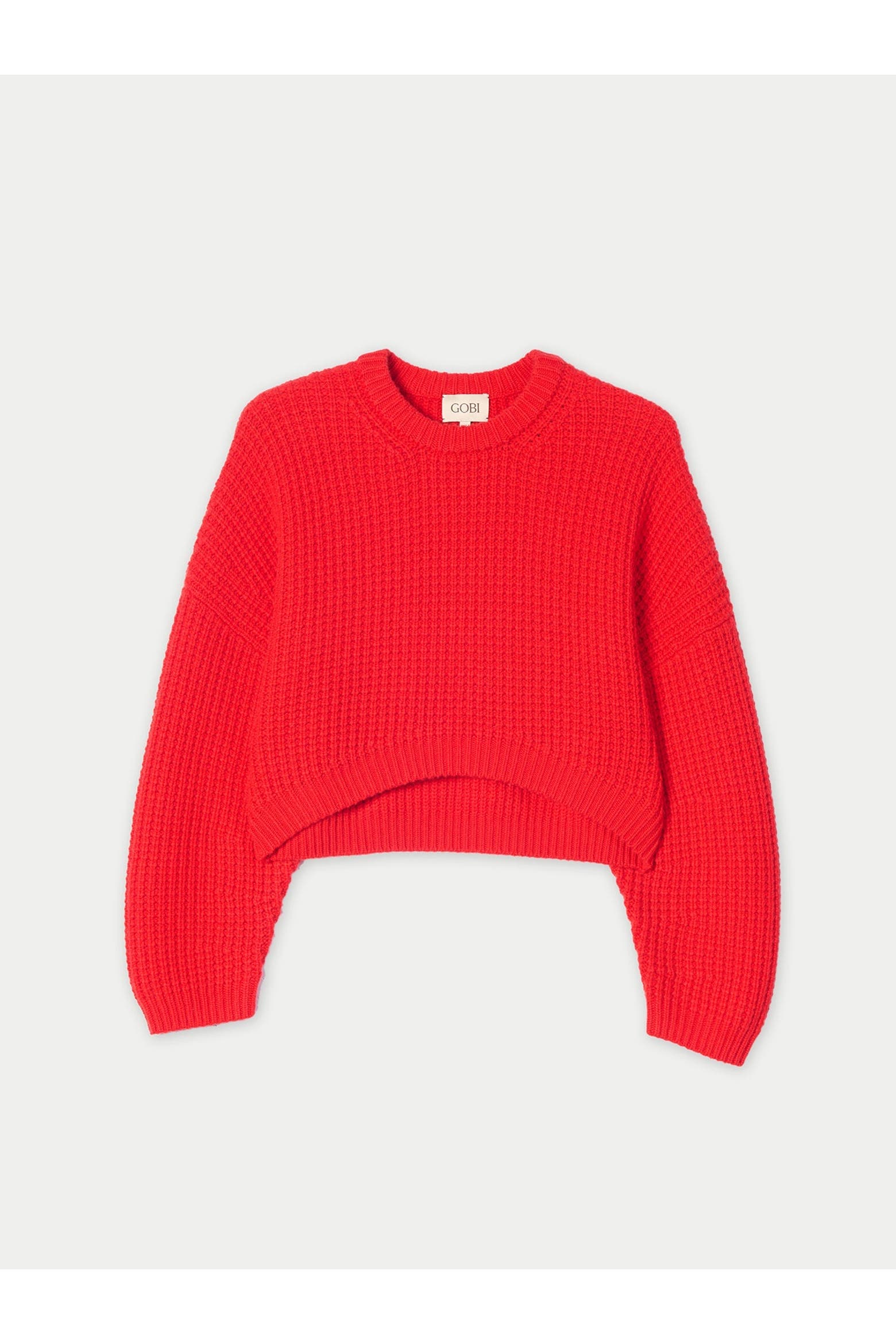 Gobi Cashmere Oval-sleeve Cropped Cashmere Sweater