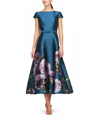 Kay Unger Ina Tea Length Dress