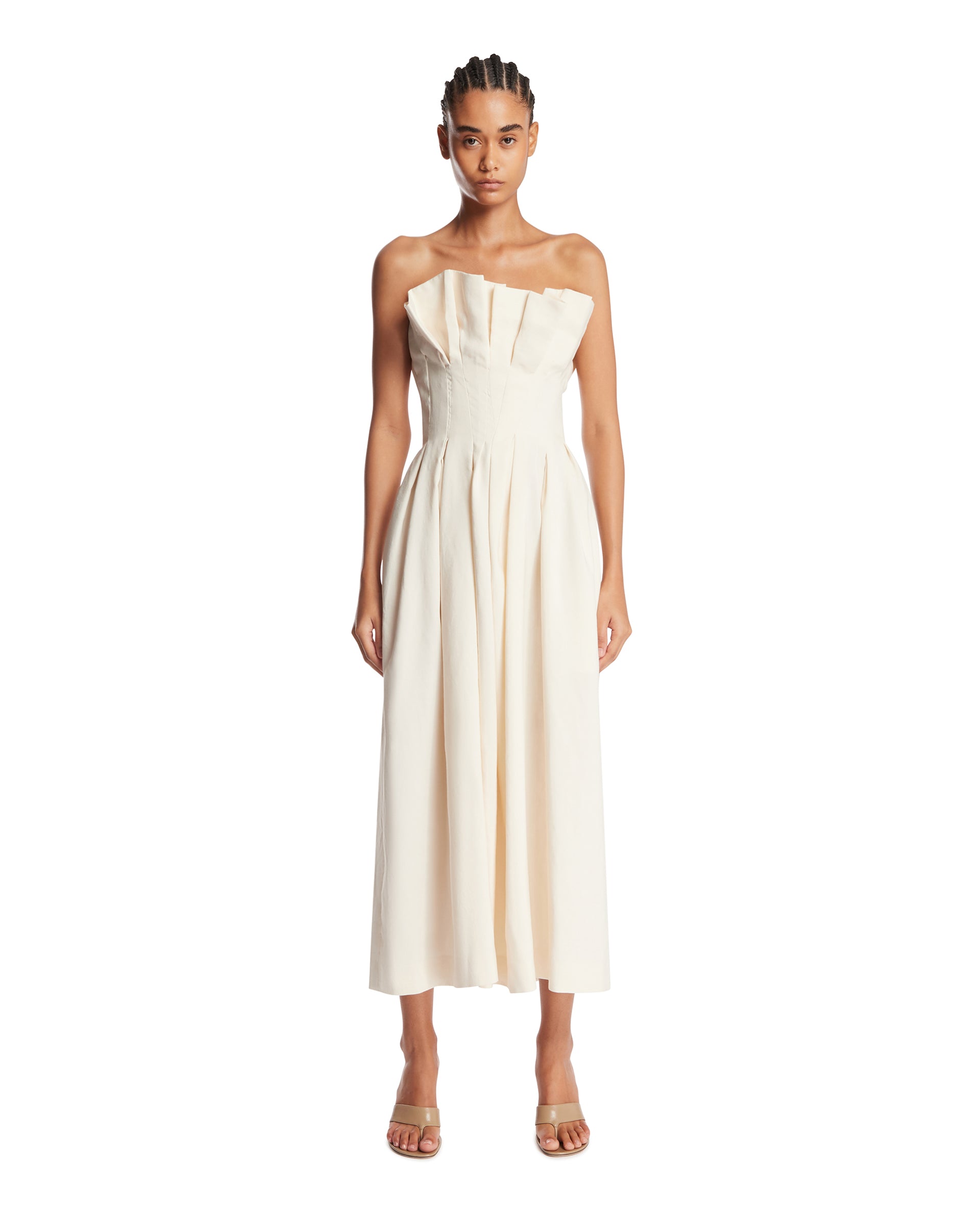 KHAITE White Claude Dress