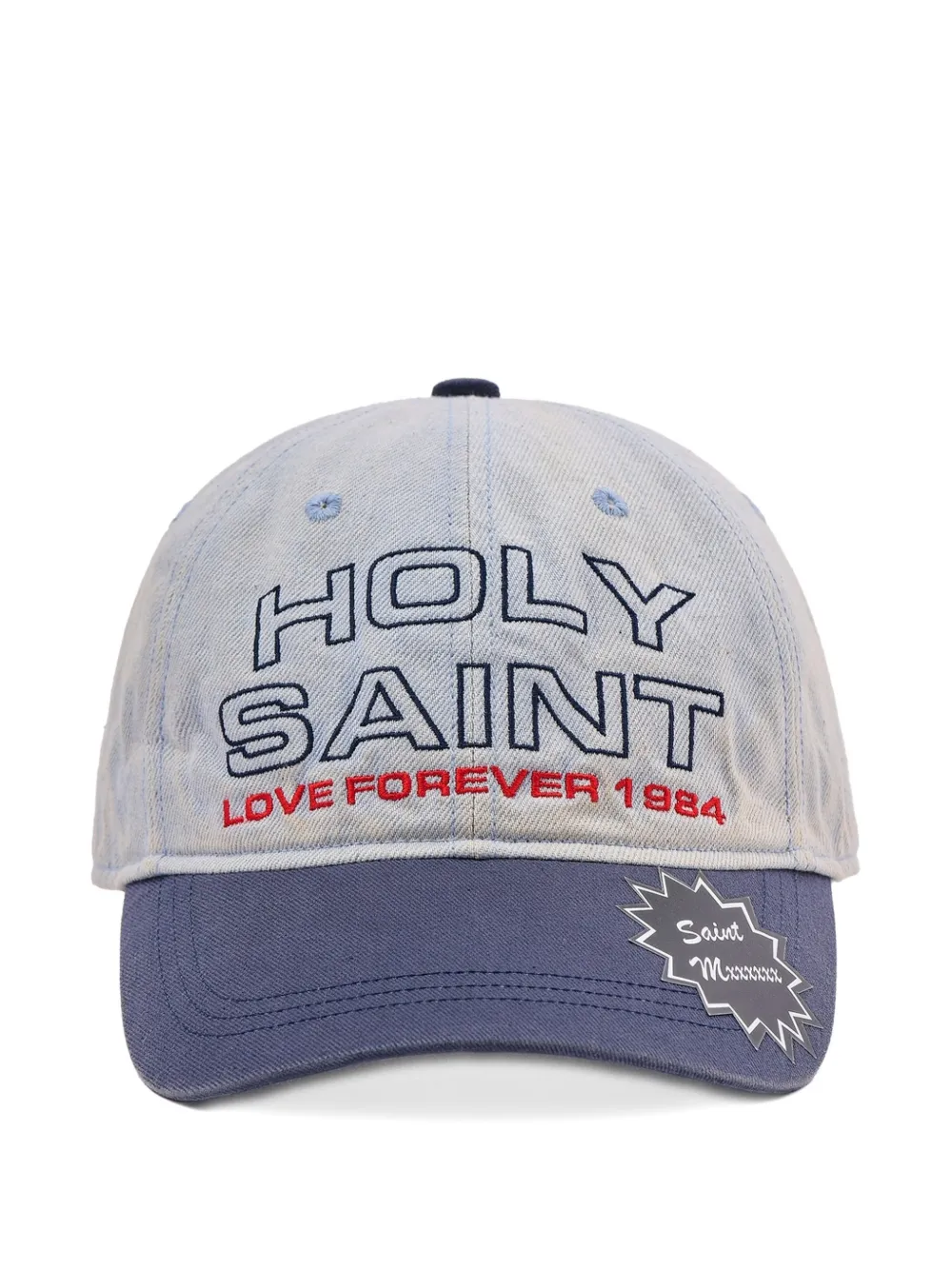 SAINT MXXXXXX Lettering-embroidery Baseball Cap