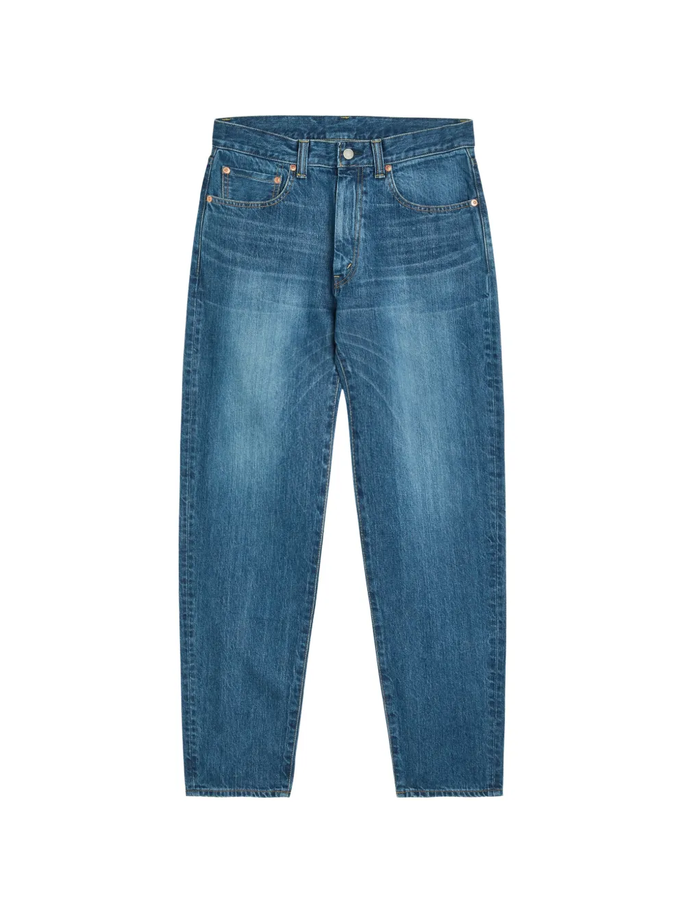 Blue Blue  faded-wash whiskered jeans