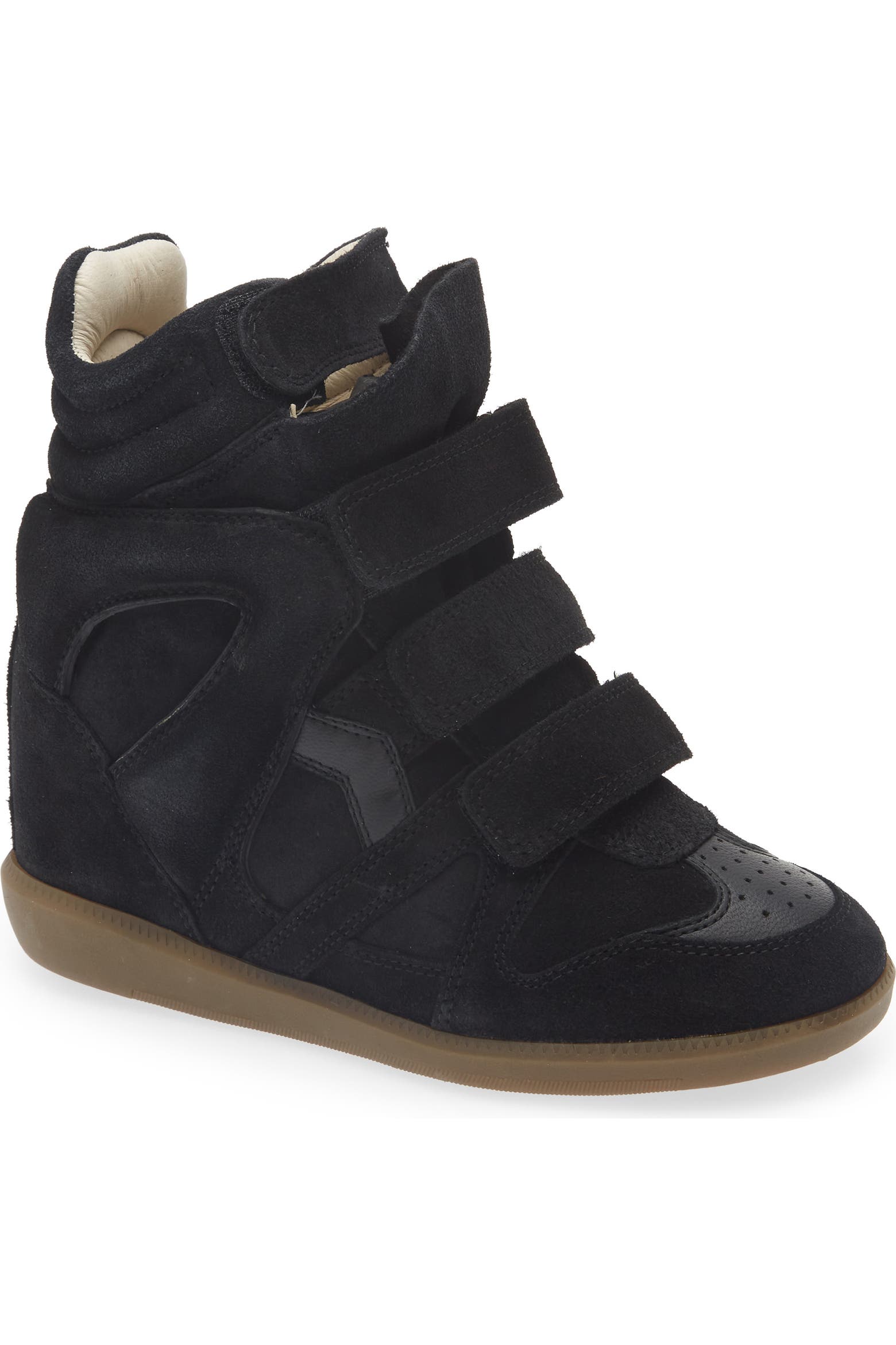Isabel Marant Bekett Hidden Wedge High Top Sneaker
