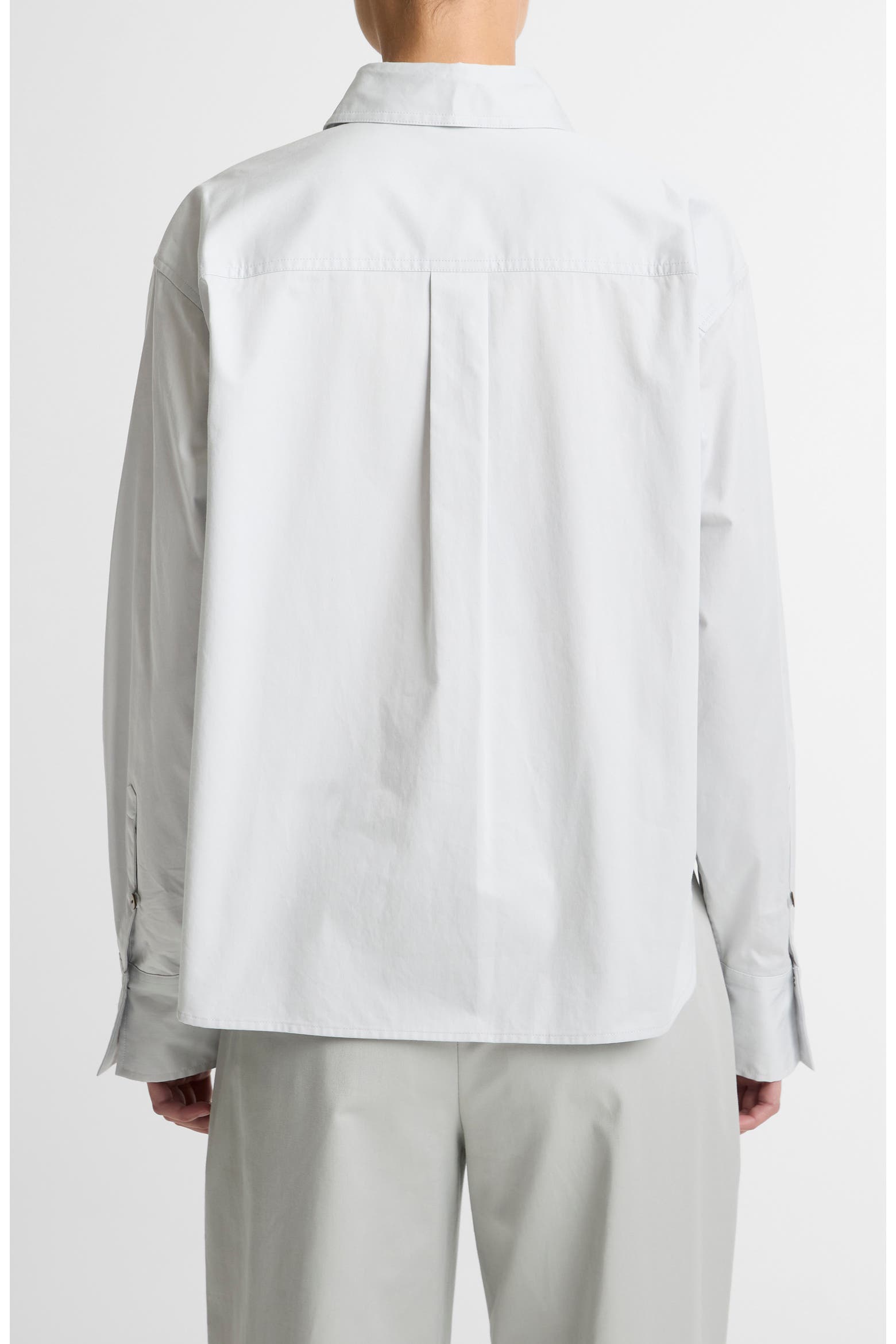 Vince Crop Cotton Shirt